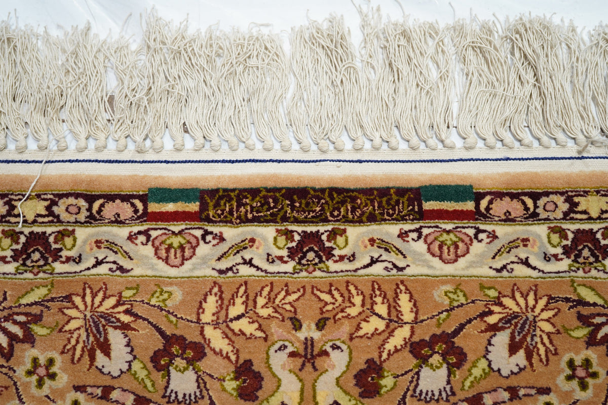 Extremely Fine Isfahan Wool and Silk Rug 5'1'' x 7'7''