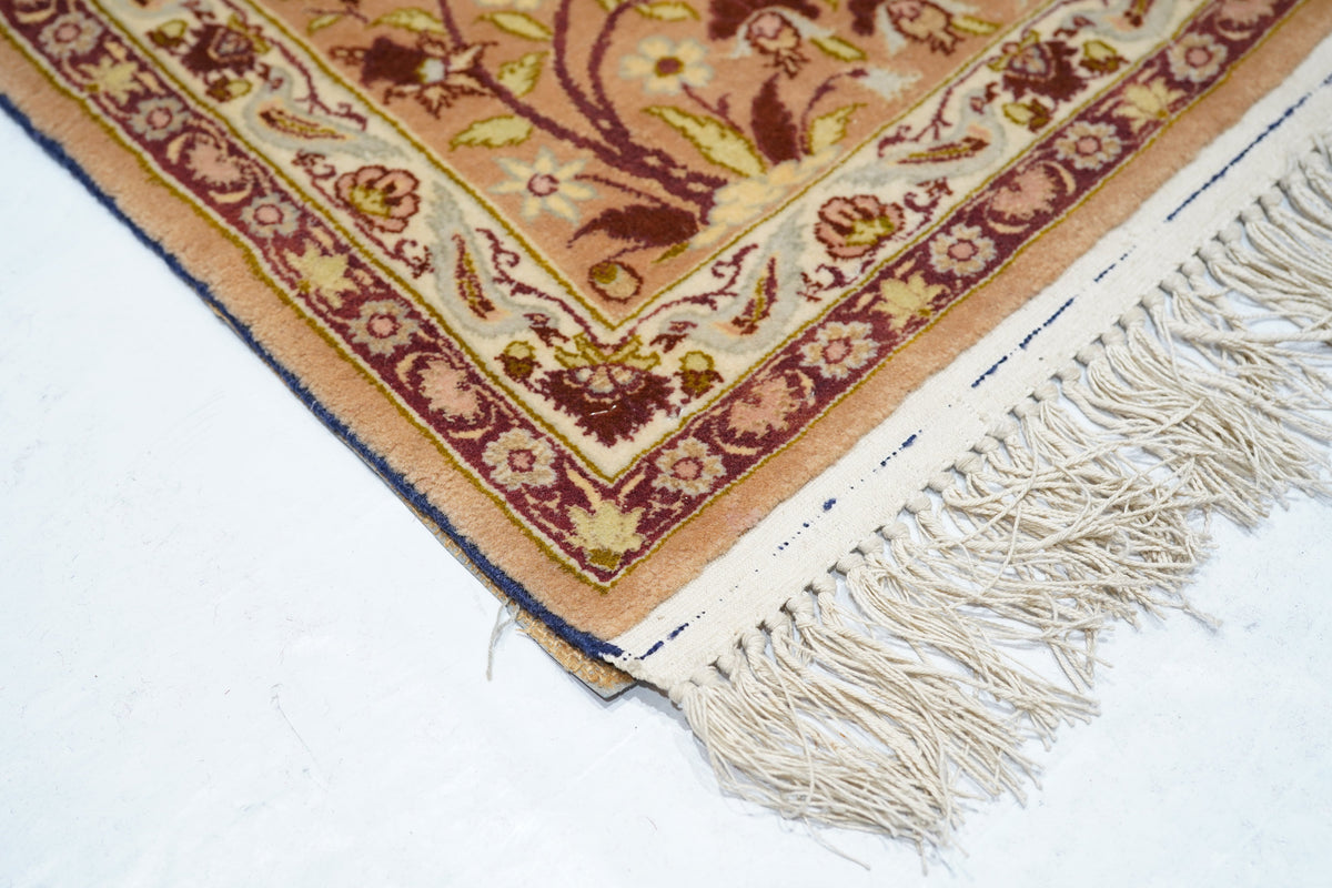 Extremely Fine Isfahan Wool and Silk Rug 5'1'' x 7'7''