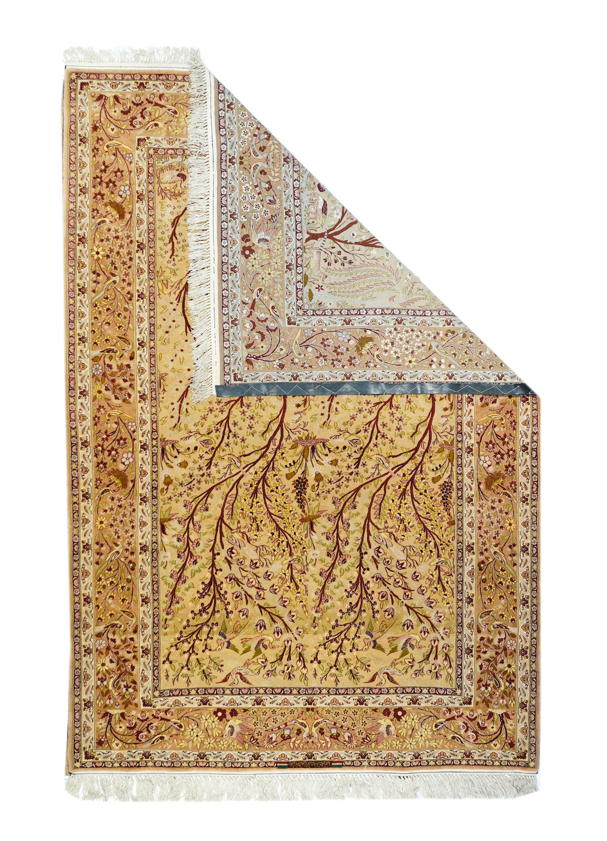 Isfahan Wool & Silk on Silk 5'1''x7'7''