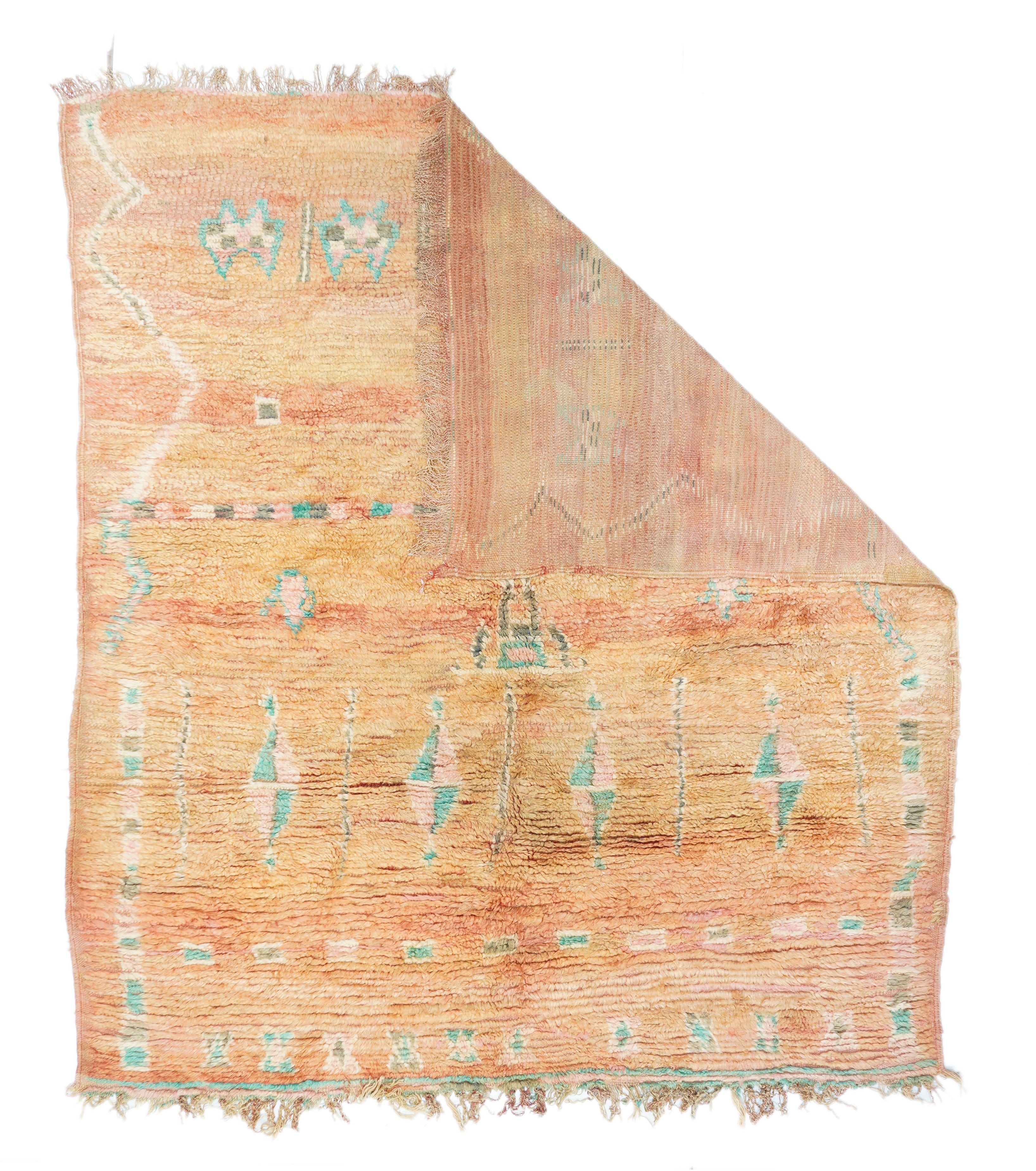 Vintage Moroccan Rug 5'11'' x 6'9''