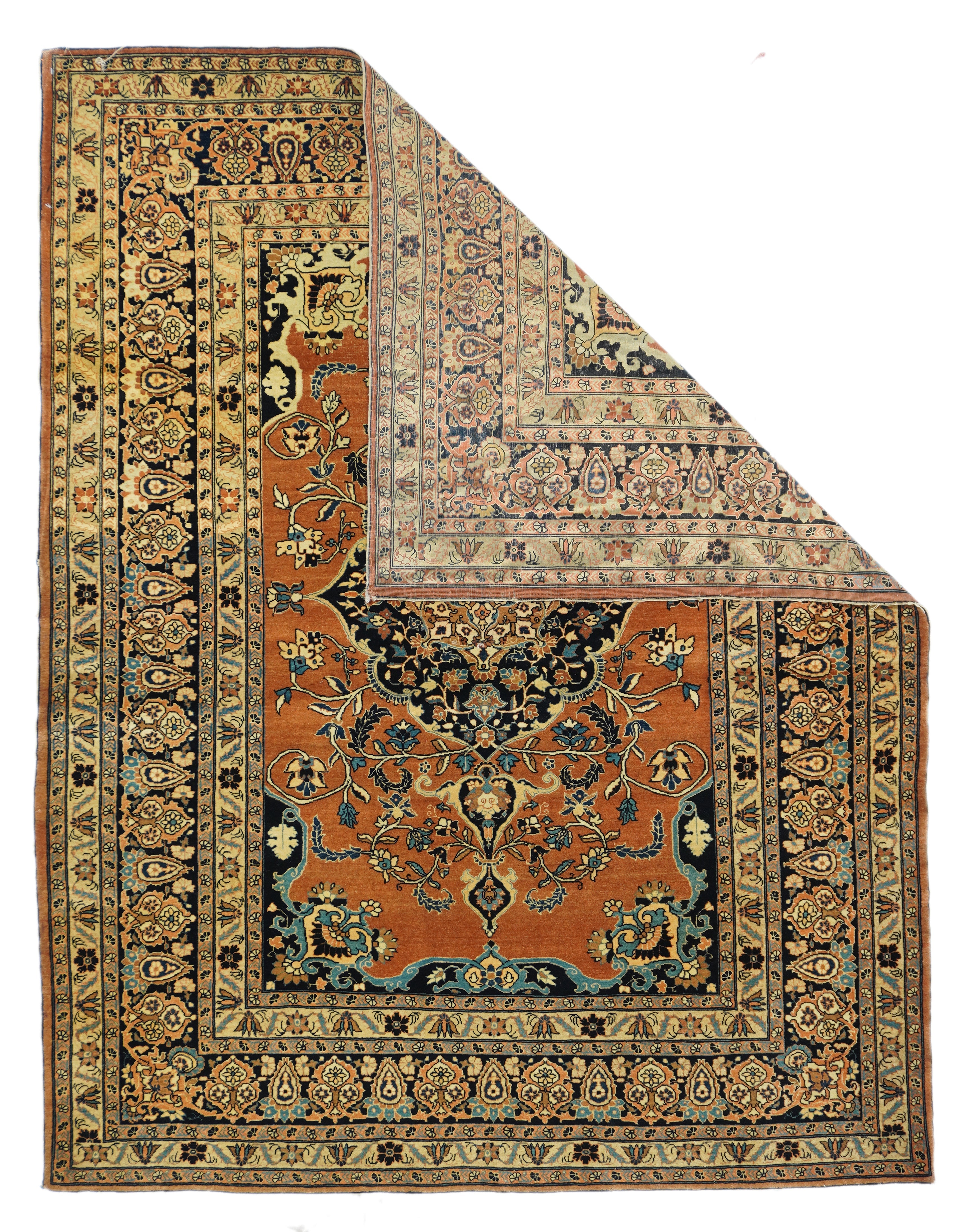 Antique Haji Jalili Tabriz Rug 4'7'' x 6'6''