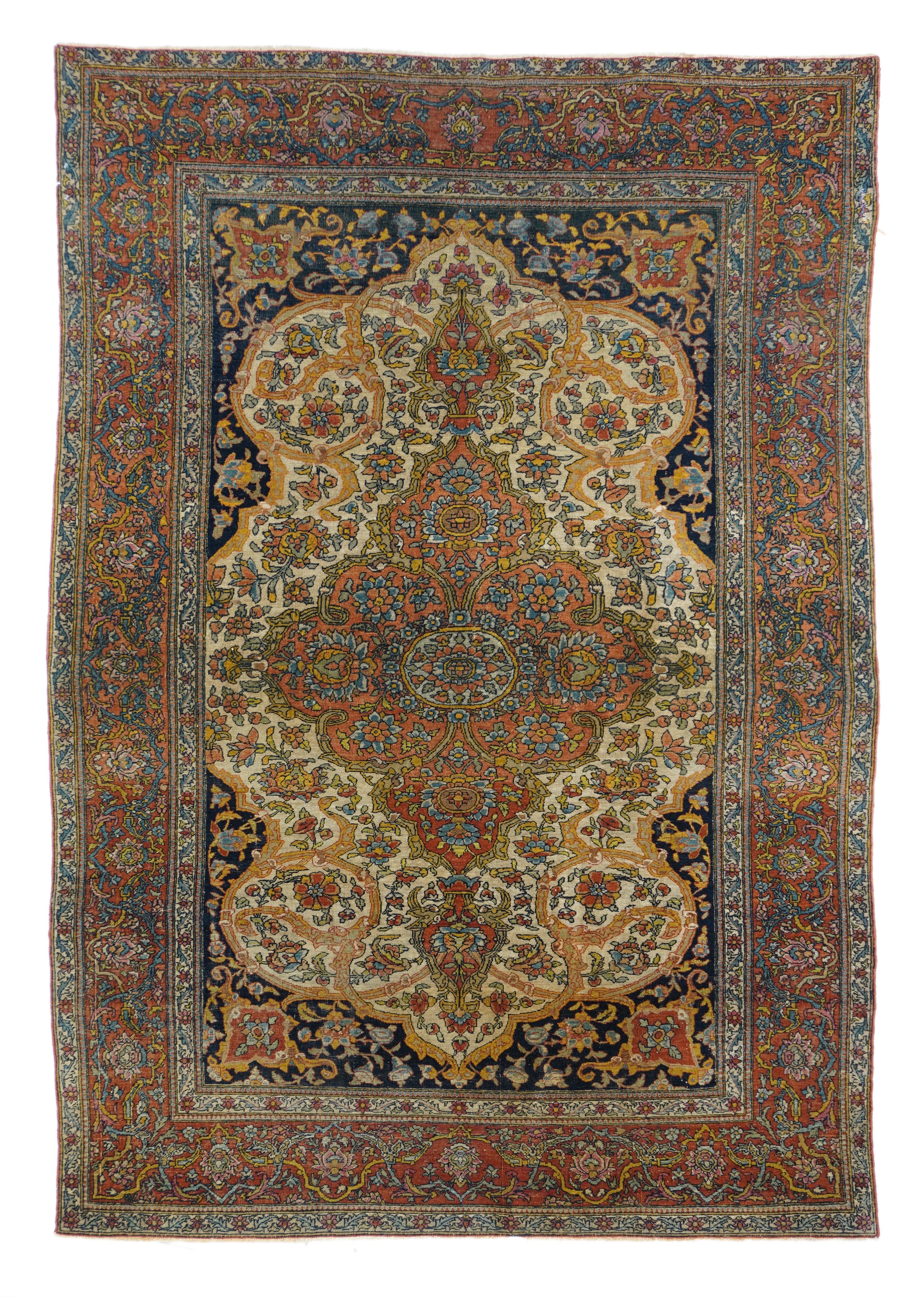 Antique Persian Tehran 4'5'' x 6'10''