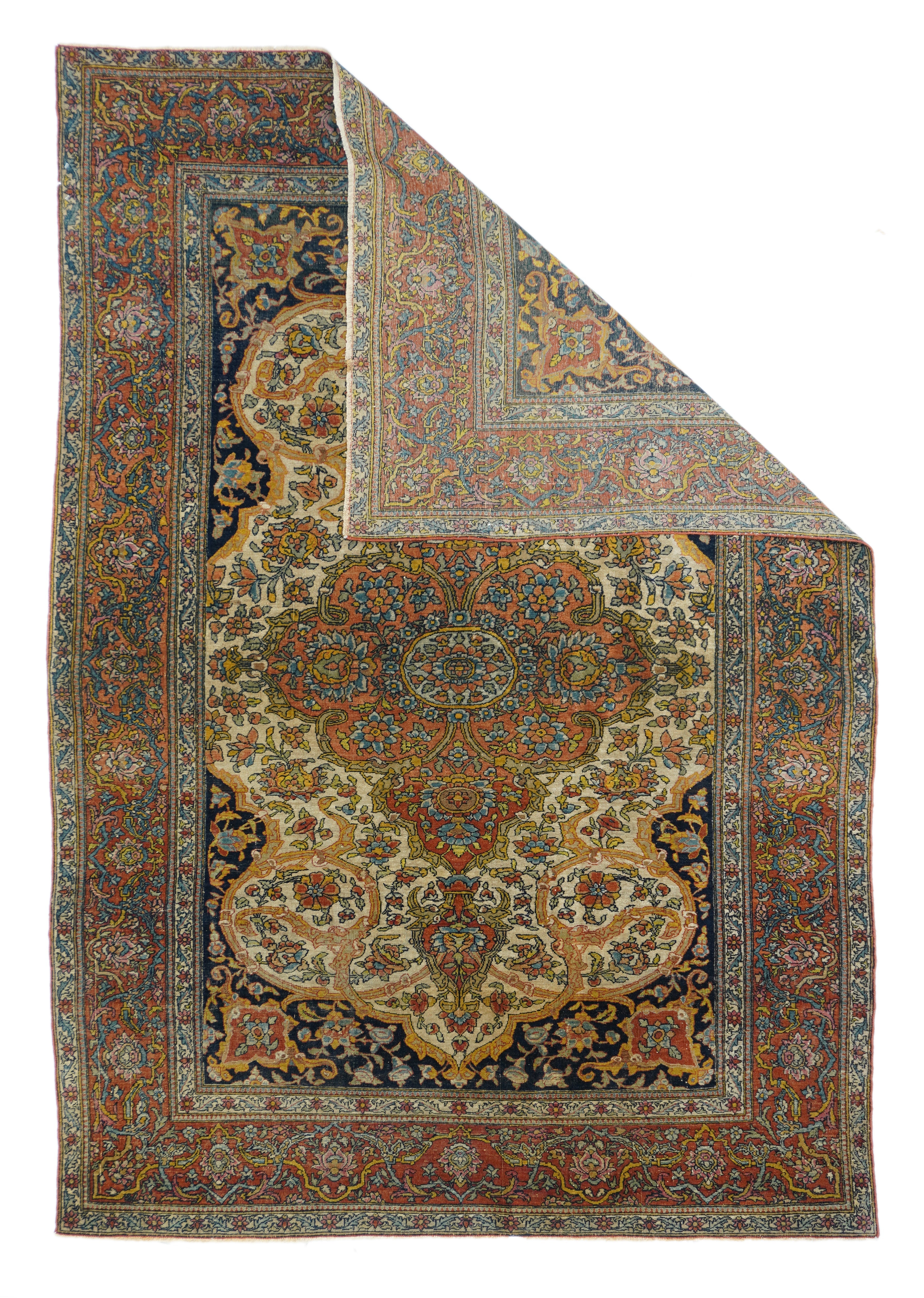 Antique Tehran Rug 4'5'' x 6'10''