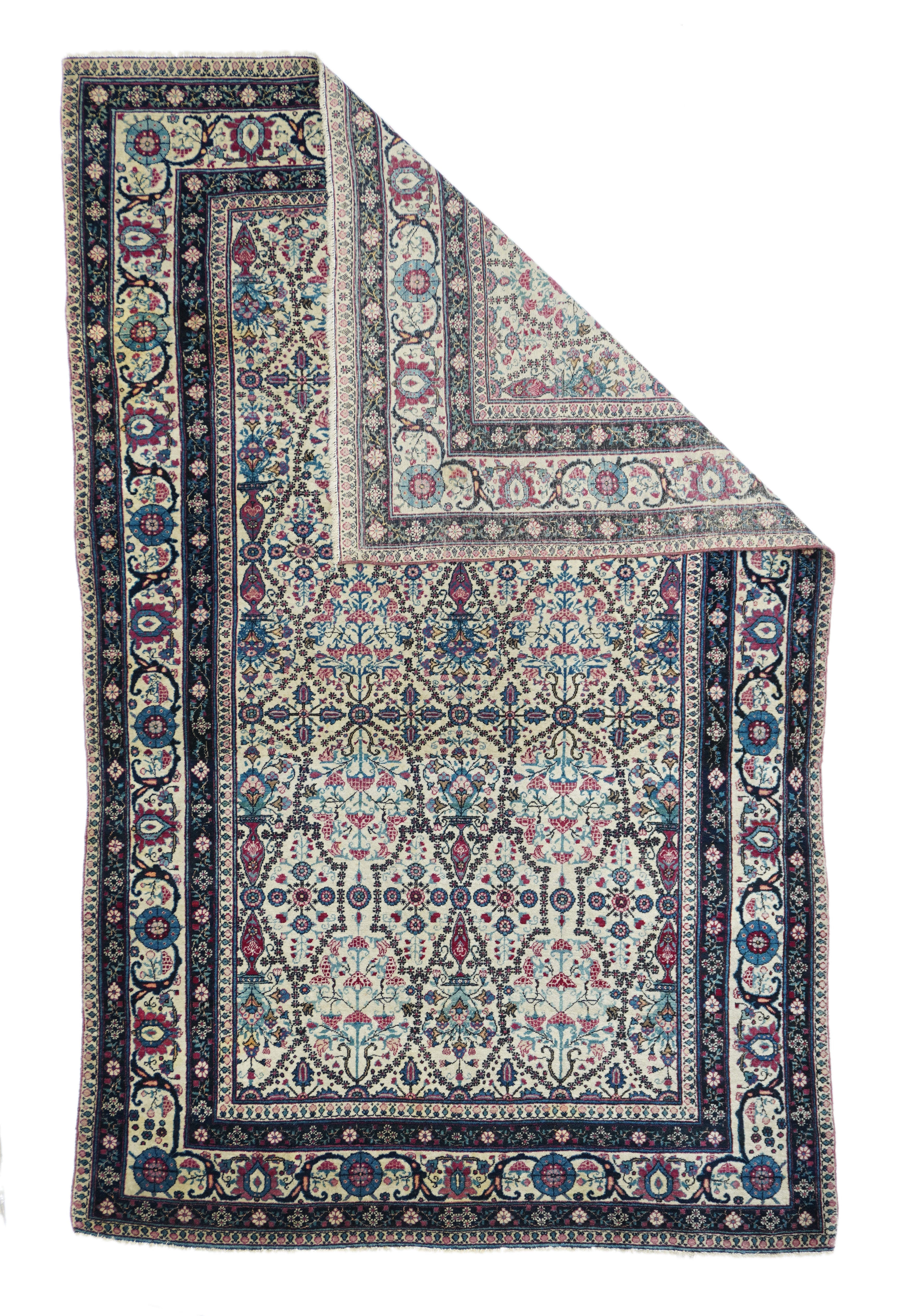 Antique Tehran Rug 4'3'' x 6'9''