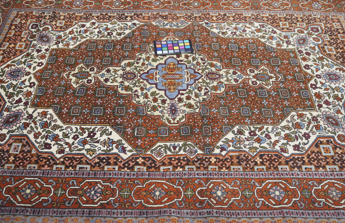 Vintage Tribal Qashqai Rug 4'5'' x 6'1''