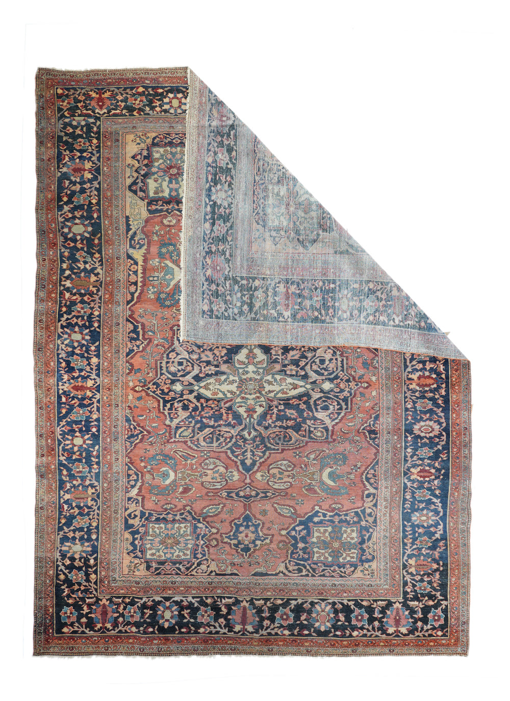 Antique Sarouk Rug 8'9'' x 11'10''