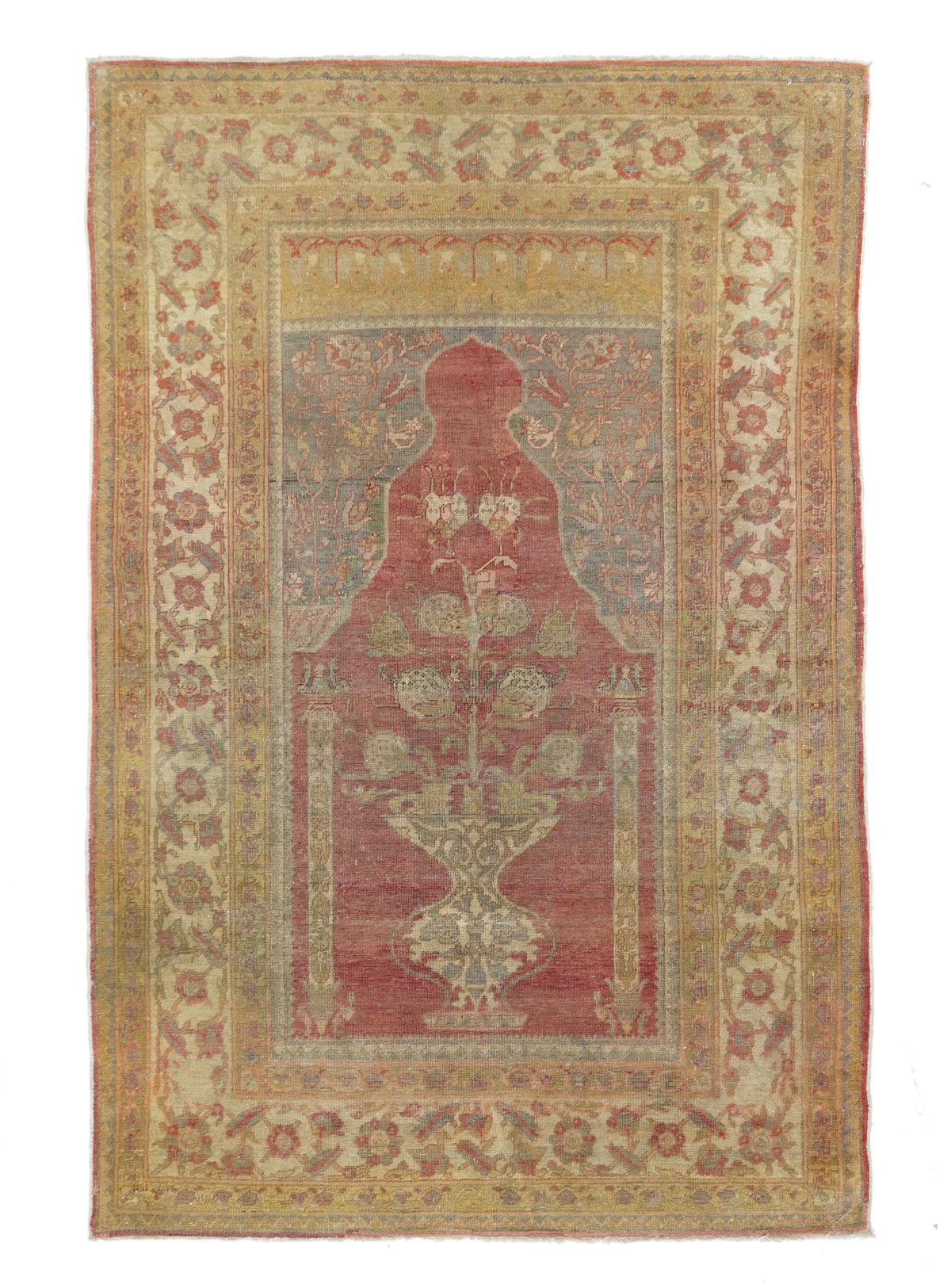 Antique Tabriz Rug 4'3'' x 6'4''