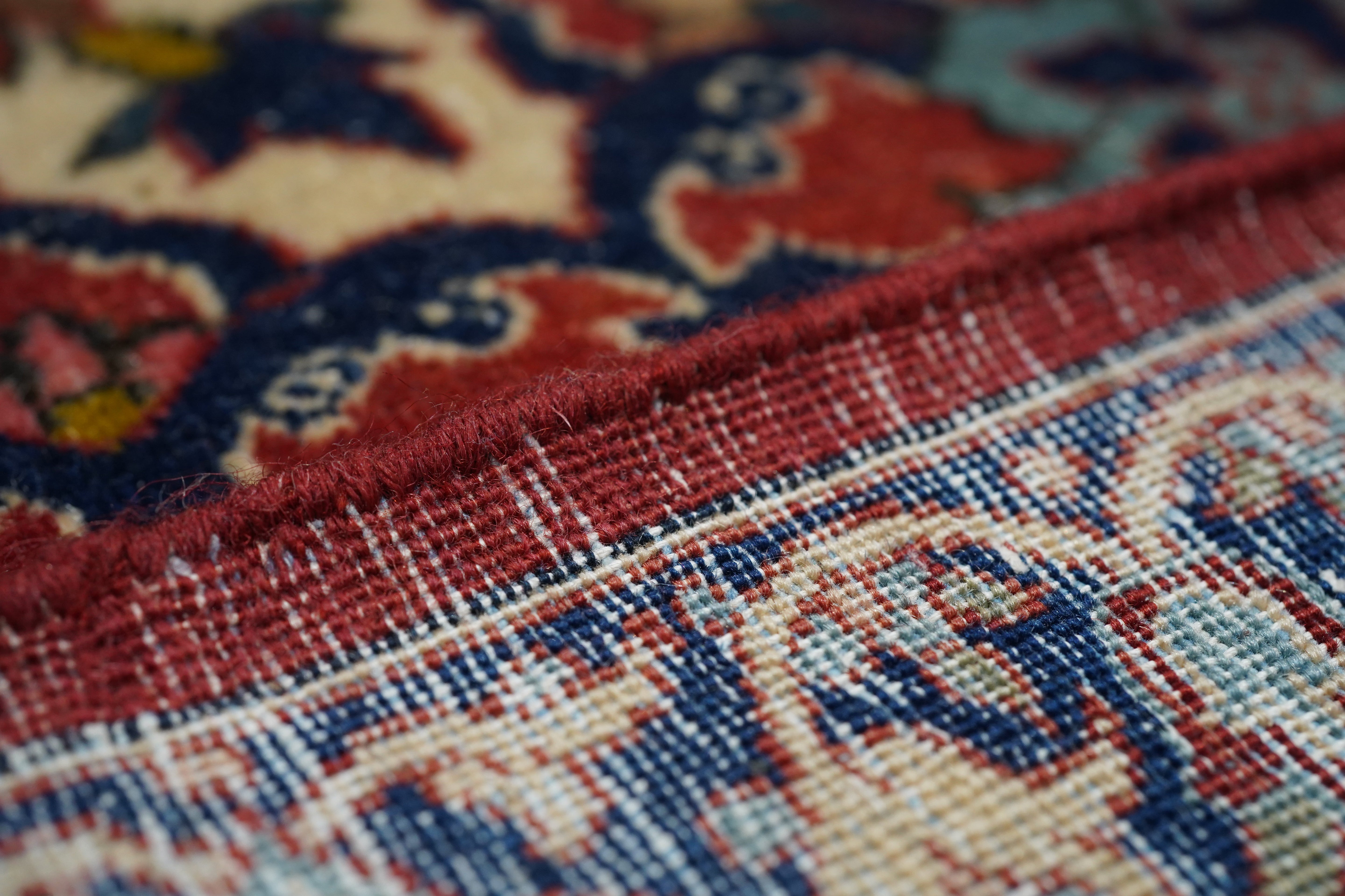 Antique Isfahan Rug 6'11'' x 10'0''