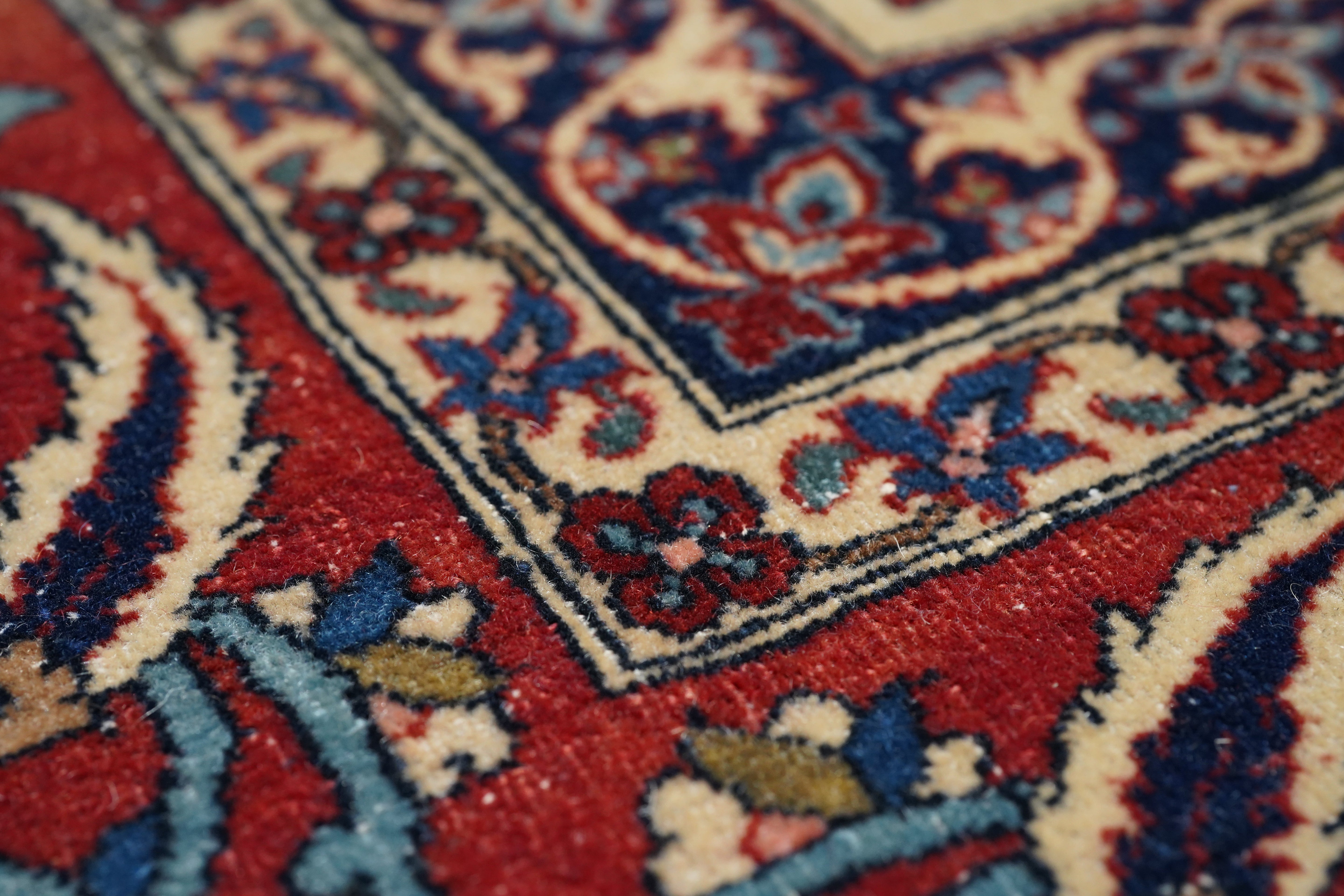 Antique Isfahan Rug 6'11'' x 10'0''