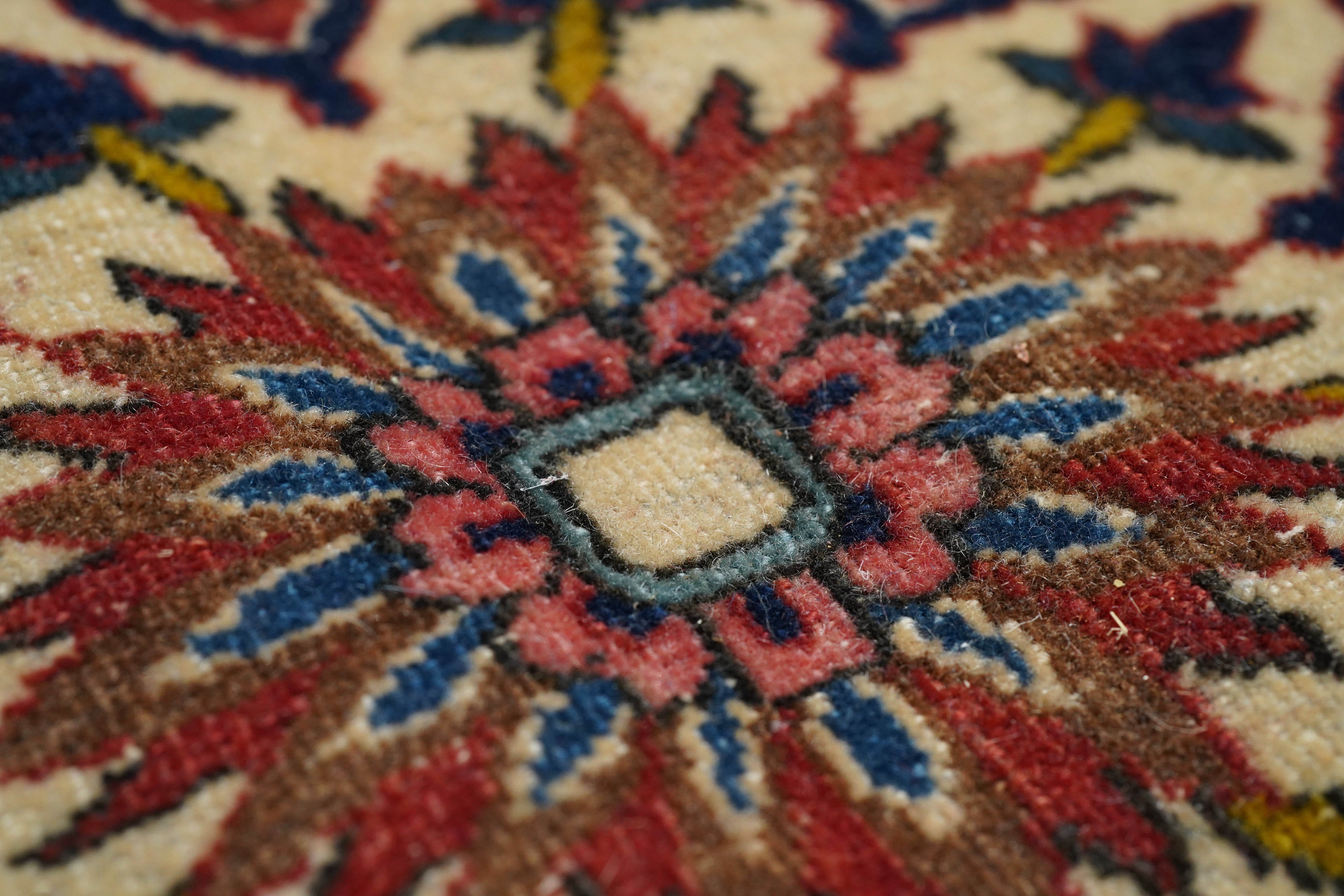 Antique Isfahan Rug 6'11'' x 10'0''