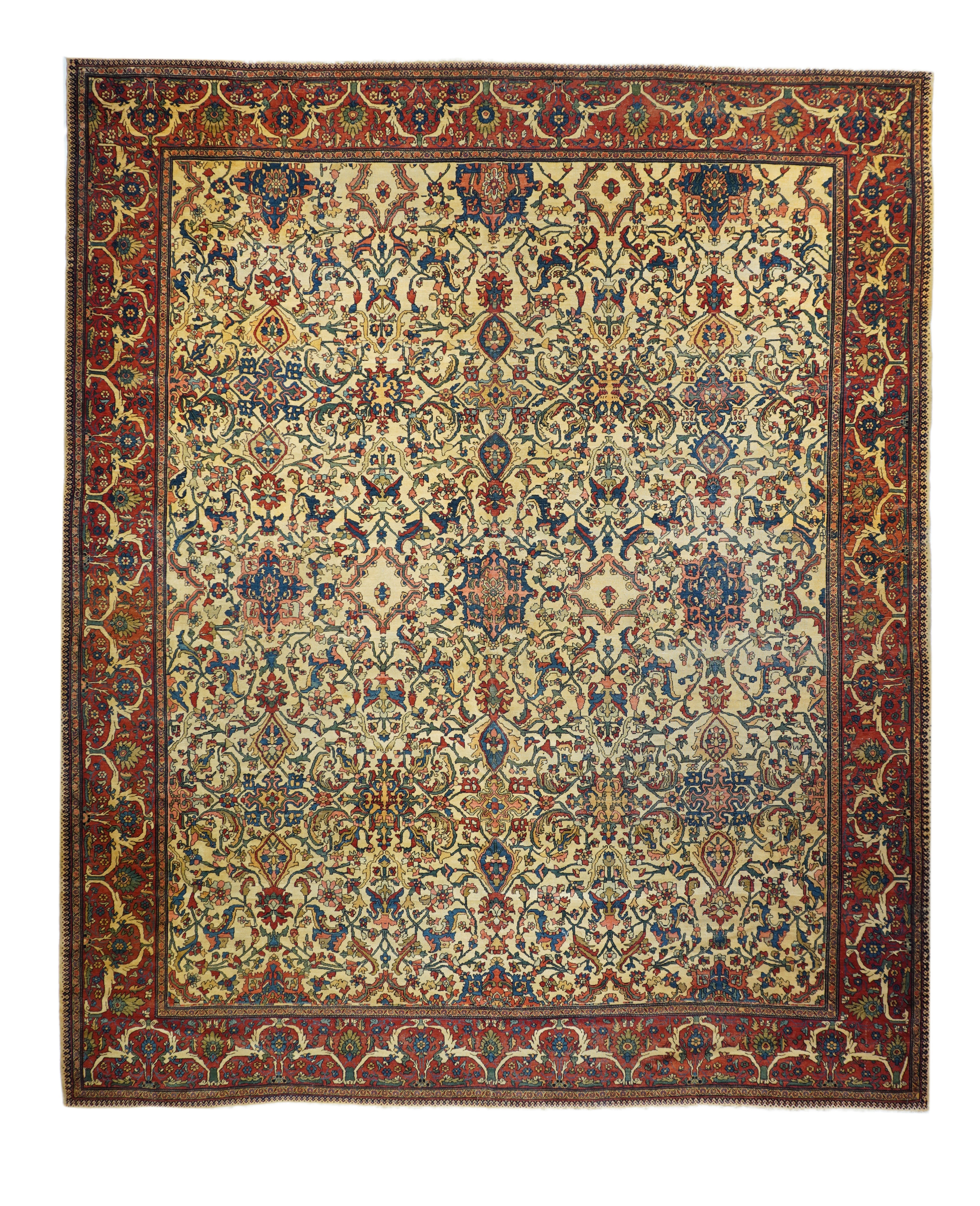 Antique Persian Farahan Sarouk
