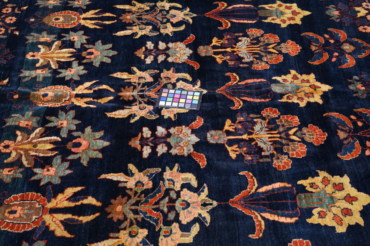 Antique Mohajeran Sarouk Rug 9'5'' x 13'5''