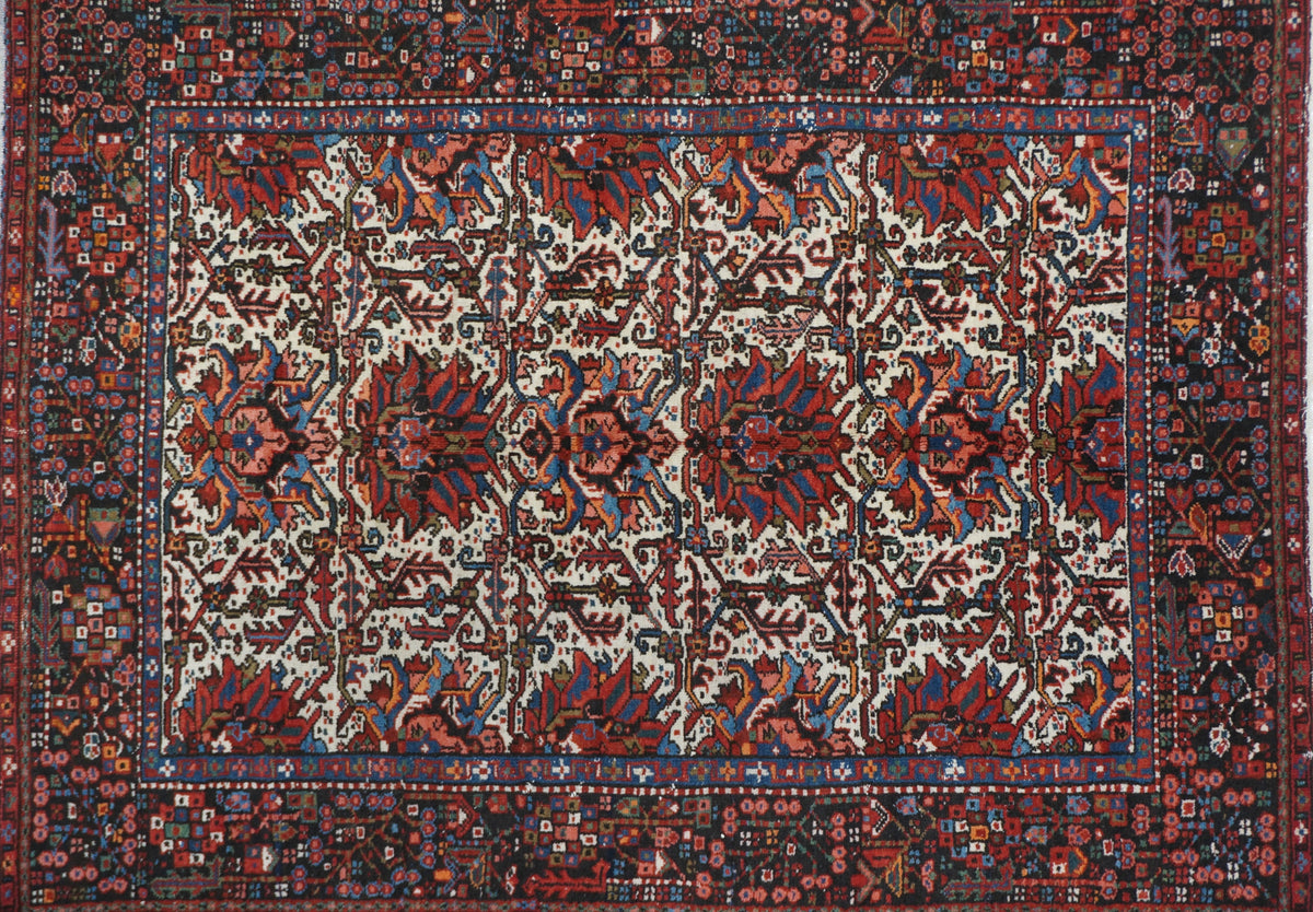 Vintage Karaje Heriz Rug 4'10'' x 6'2''