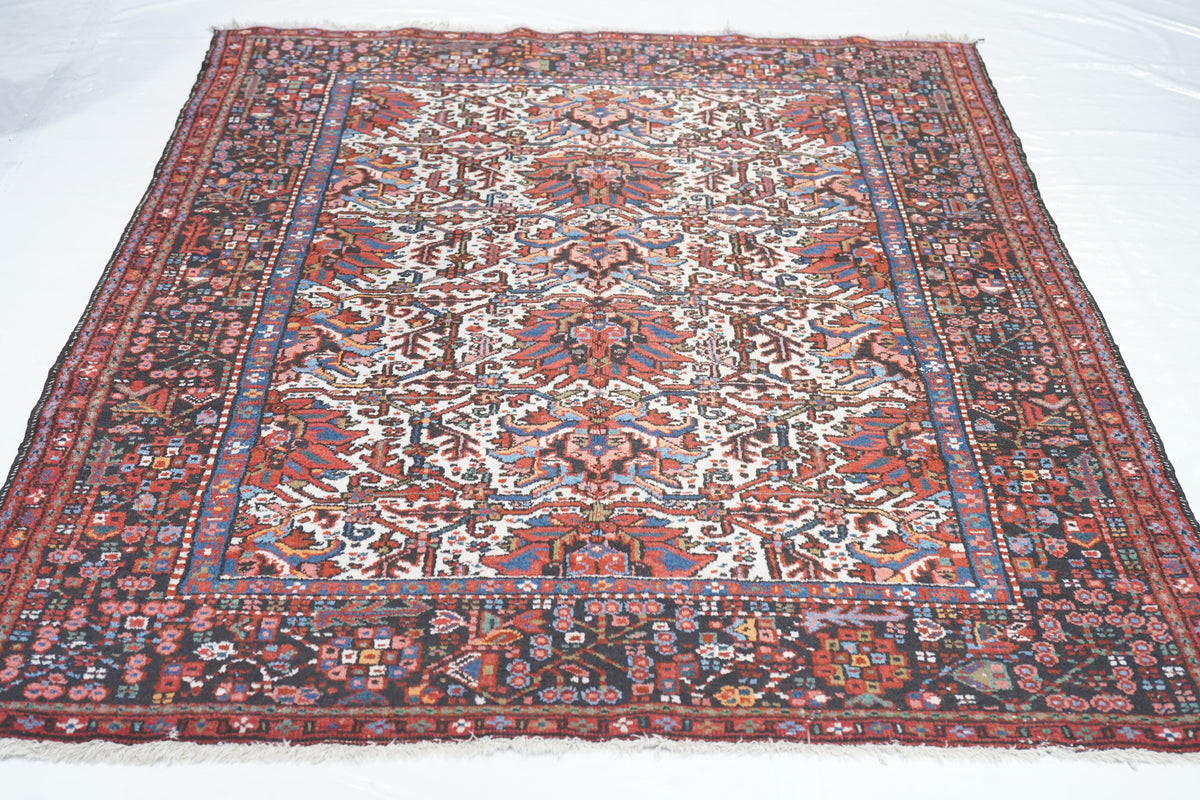 Vintage Karaje Heriz Rug 4'10'' x 6'2''