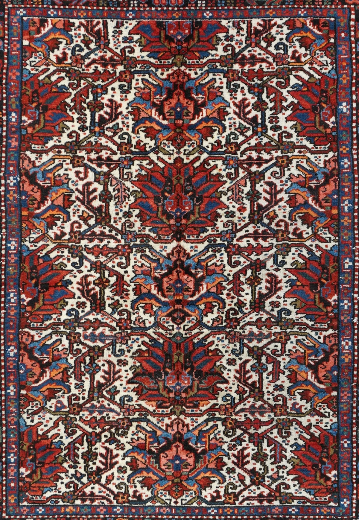 Vintage Karaje Heriz Rug 4'10'' x 6'2''