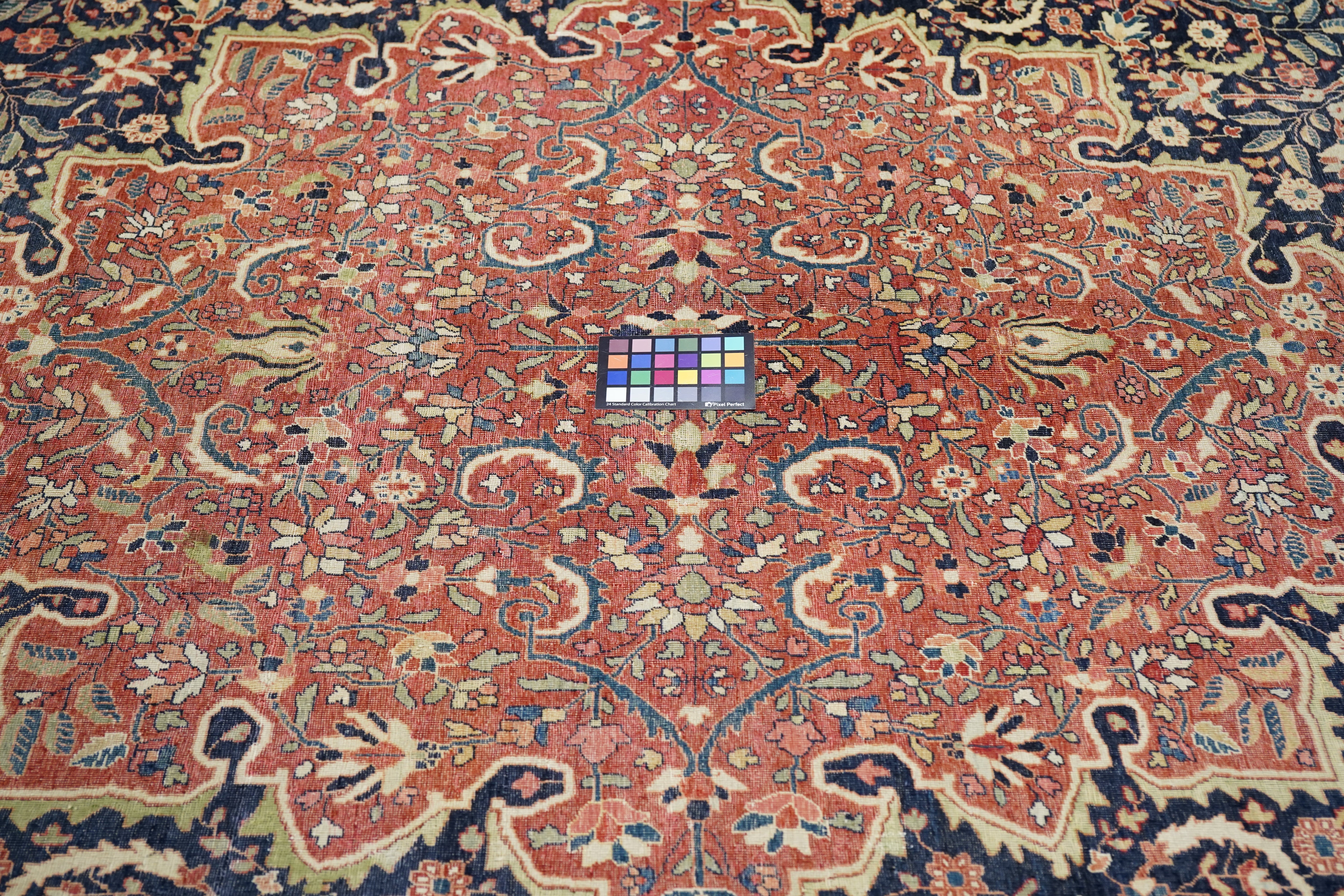 Antique Farahan Sarouk Rug 9' 0" x 12' 3"