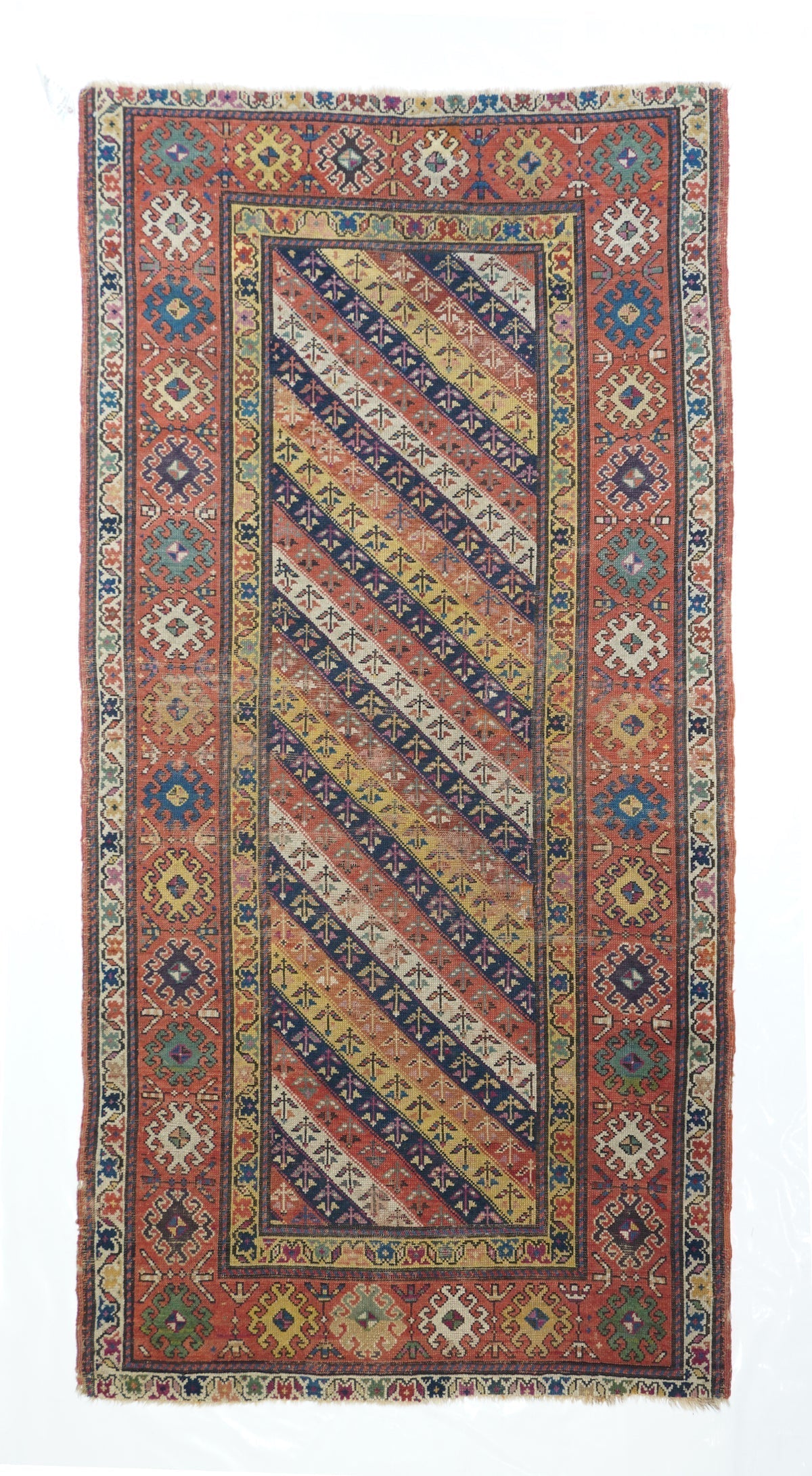Antique Kazak Rug 3'9'' x 7'7''