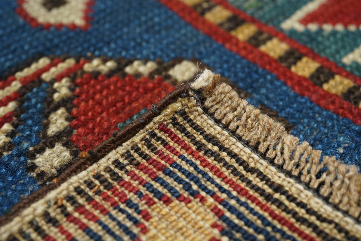 Antique Caucasian Kazak Rug 3'3'' x 4'4''