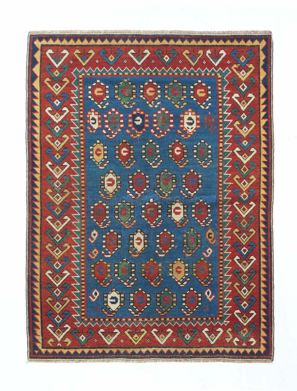Antique Kazak Rug 3'3'' x 4'4''
