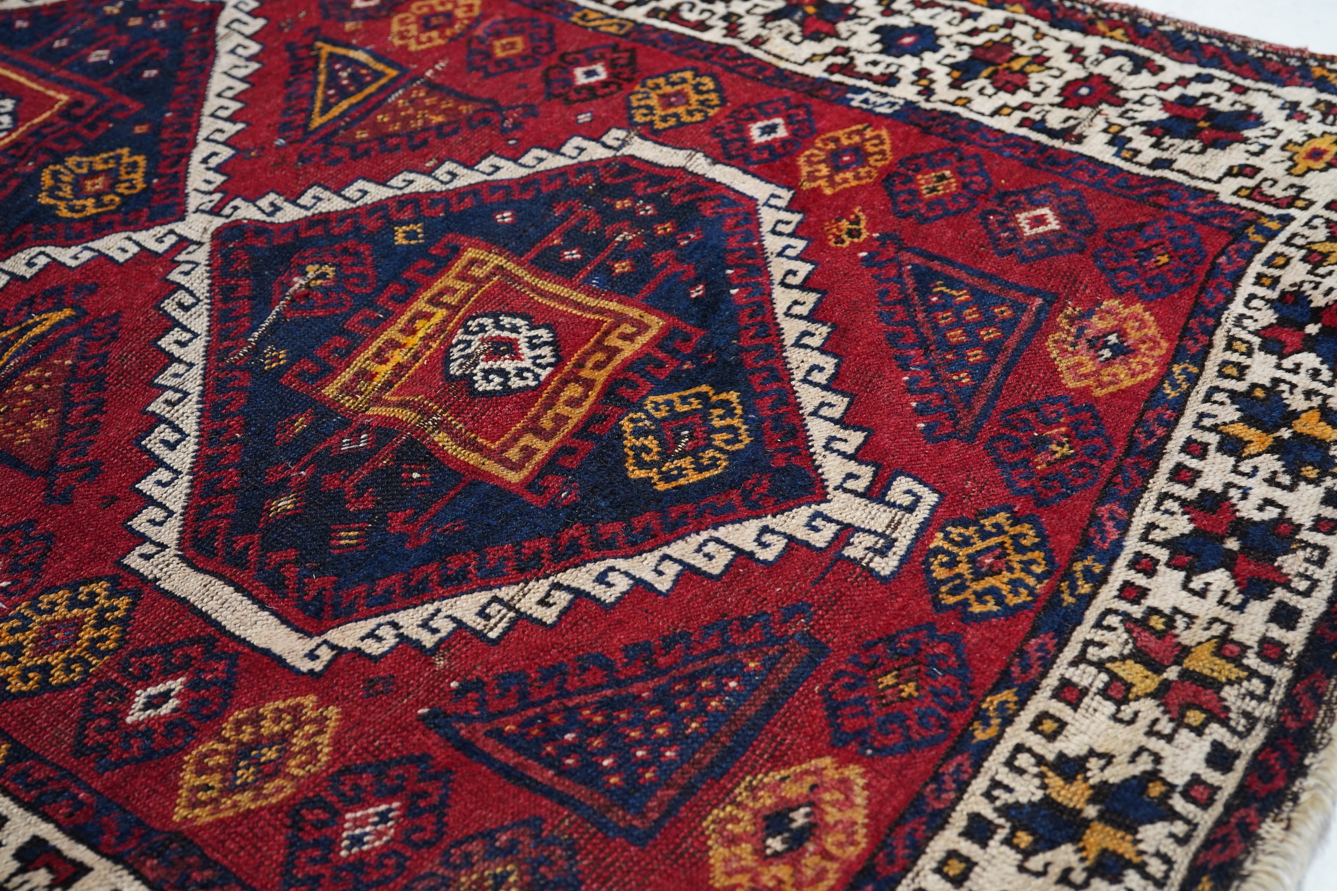 Antique Qashqai Rug 4'3'' x 9'5''