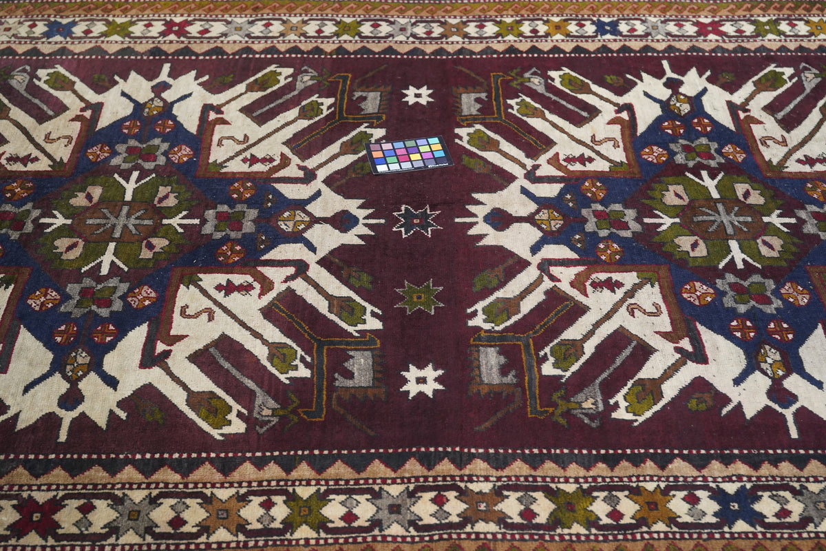 Vintage Caucasian Kazak Rug 5'4'' x 8'4''