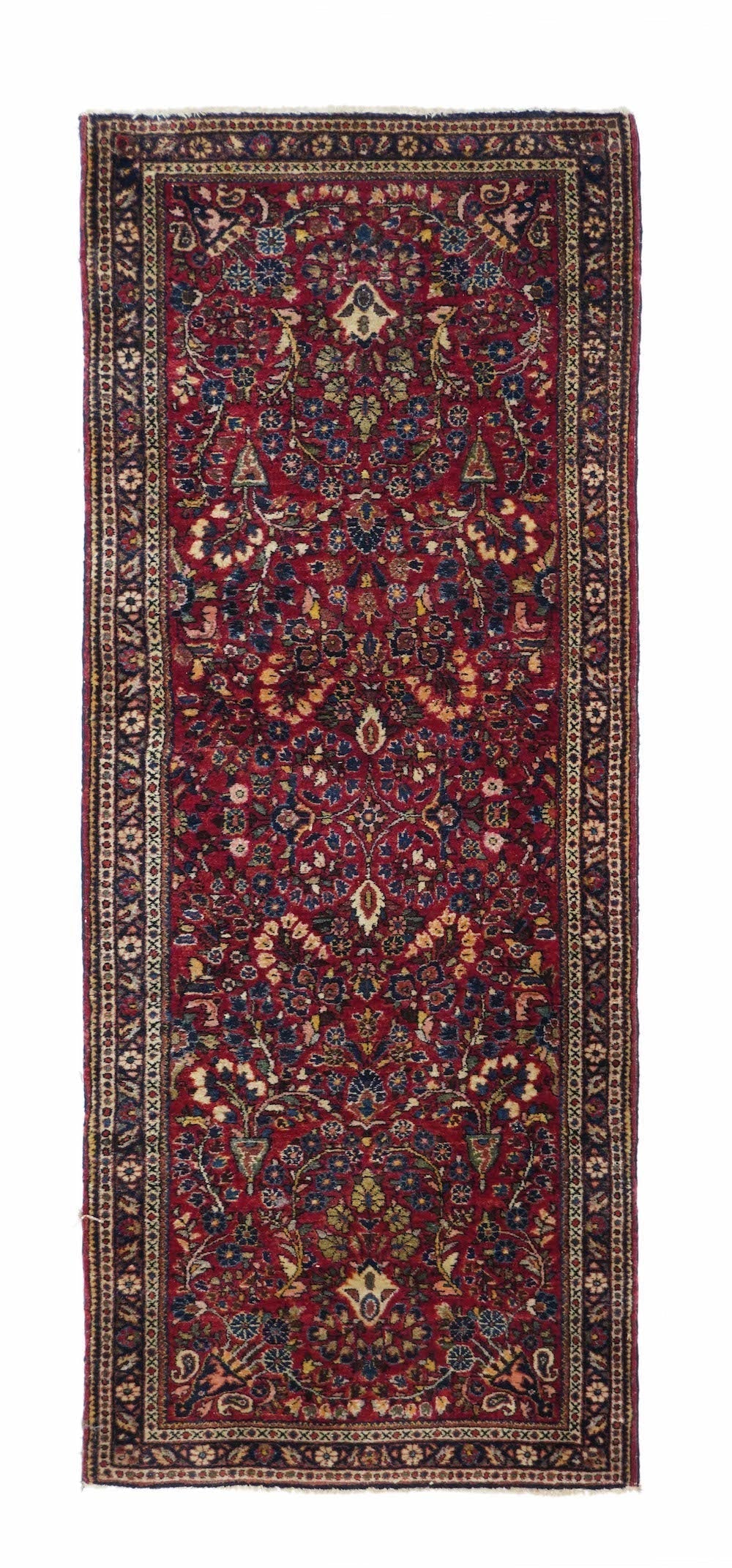 Antique Sarouk Rug 2'6'' x 6'3''