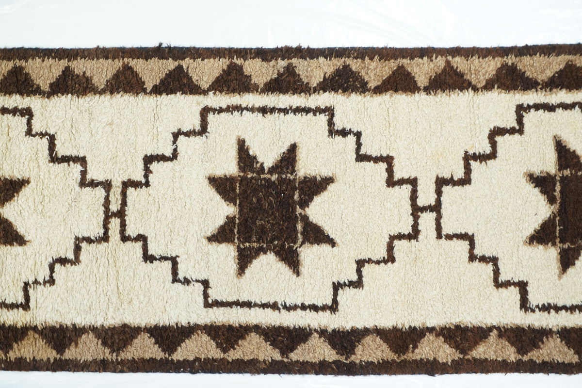 Vintage Moroccan Rug 3'1'' x 9'8''
