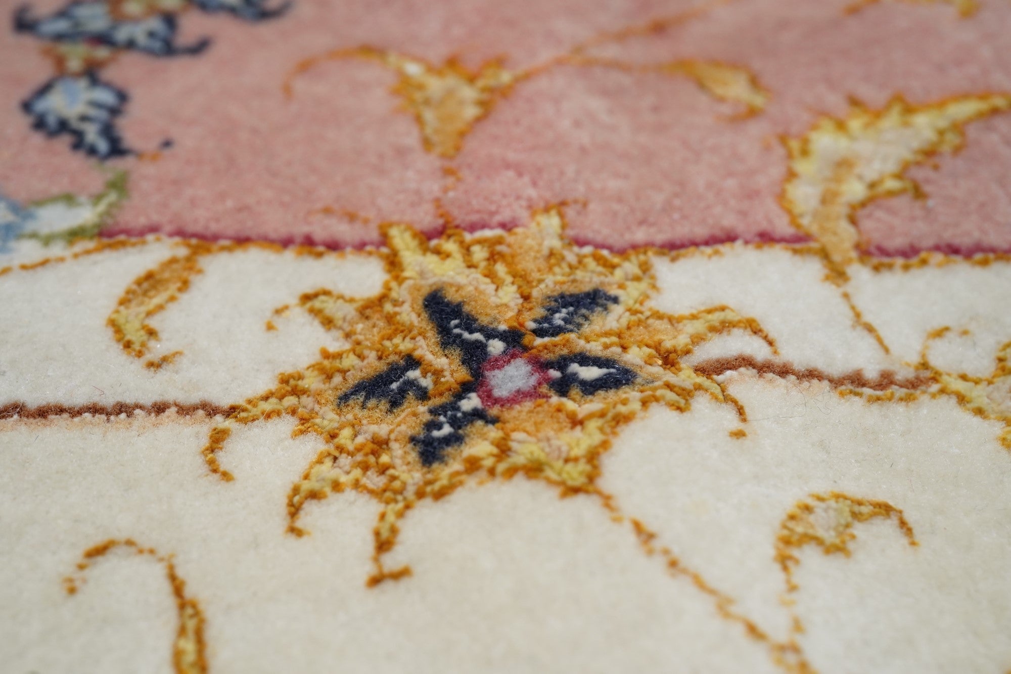 Extremely fine Tabriz 70 Raj. Wool and Silk with a Silk Foundation Rug 13'0" x 13'0"