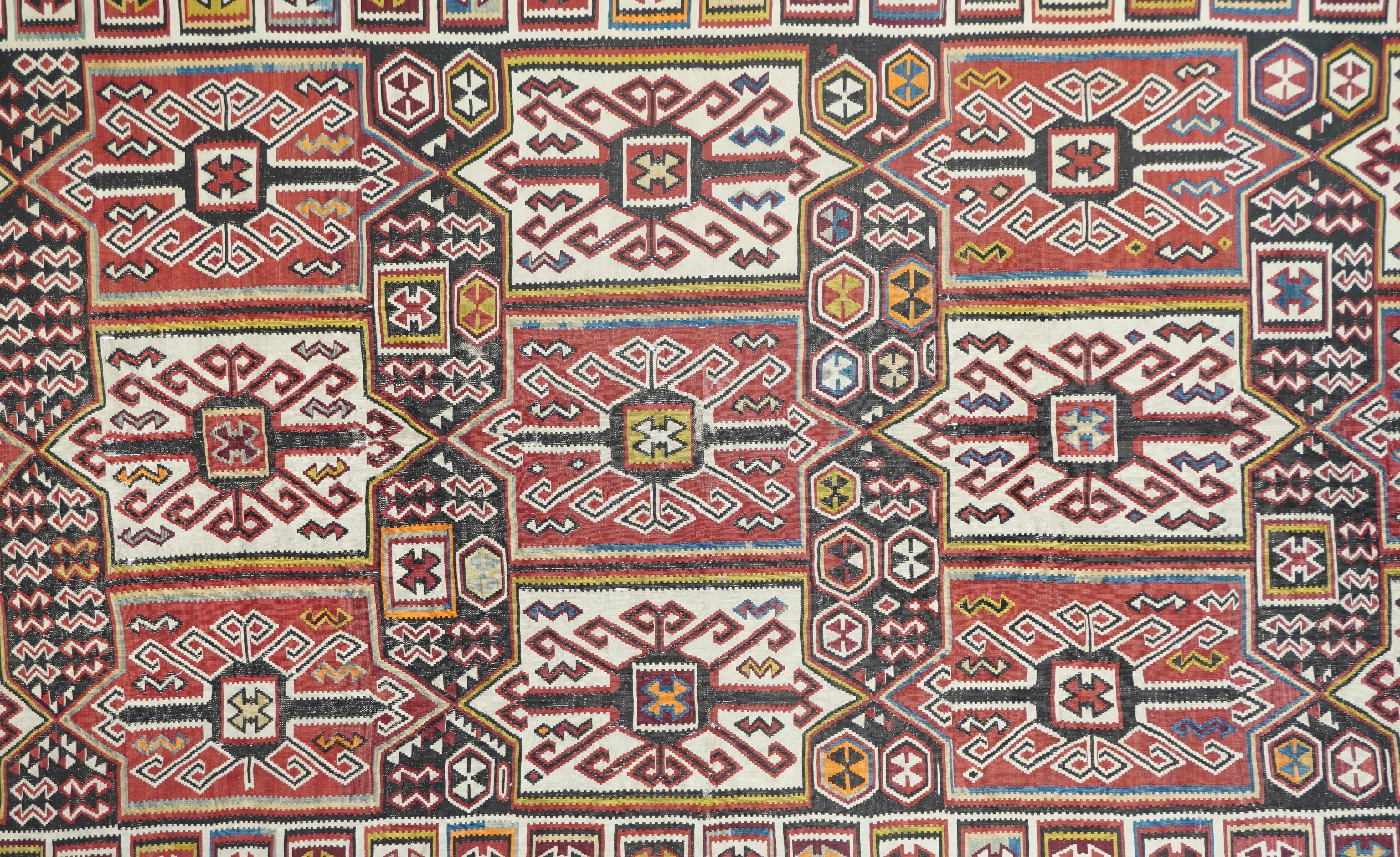 Antique Caucasian Shirvan Rug 6'5'' x 11'10''