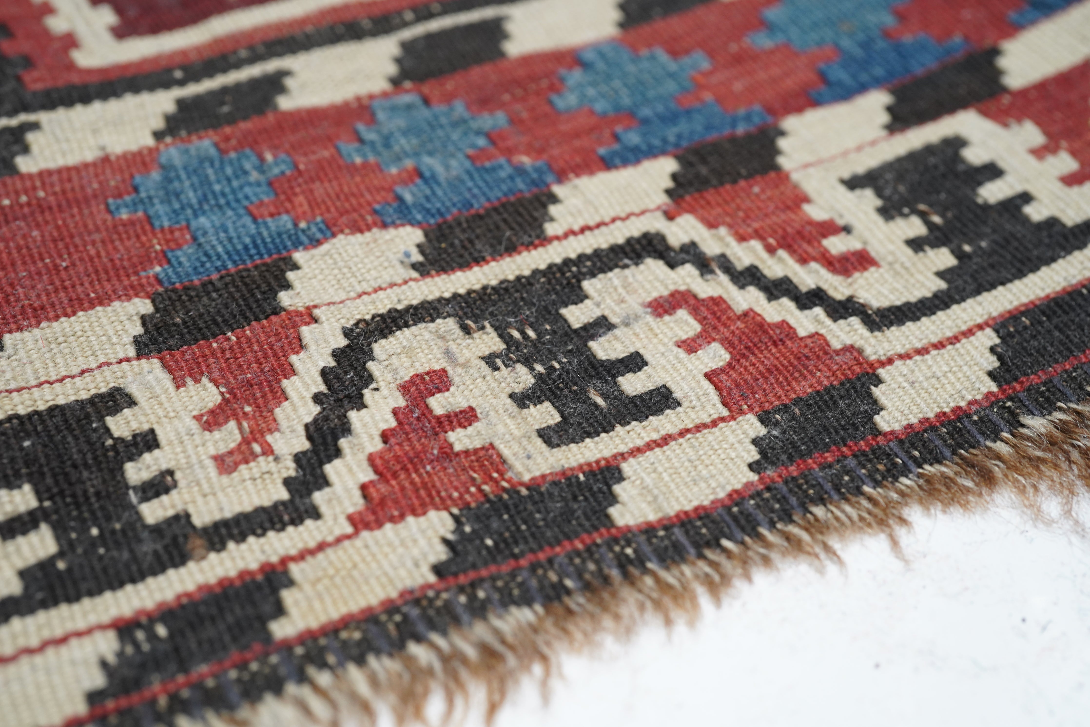 Antique Caucasian Shirvan Rug 6'5'' x 11'10''