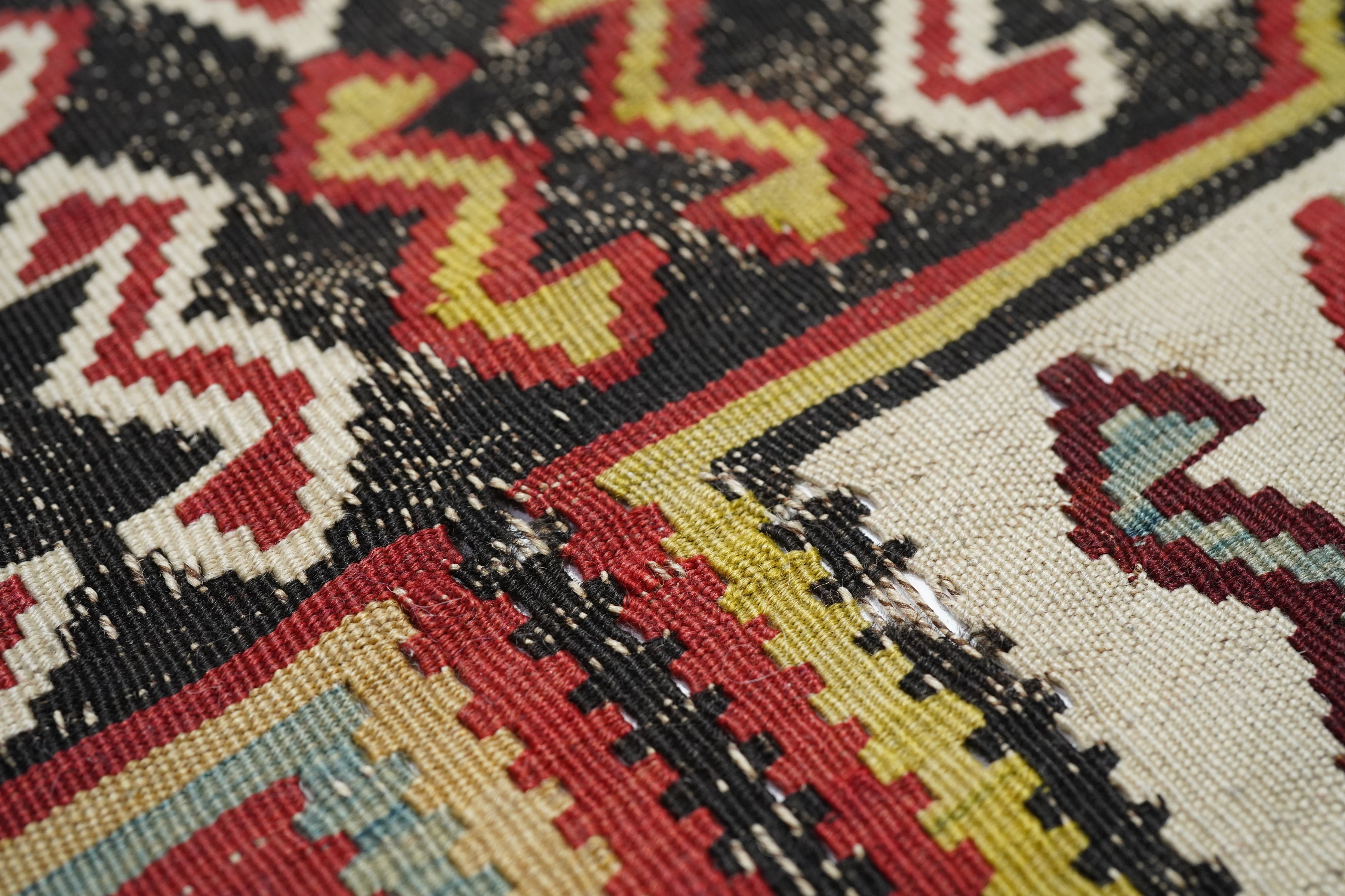 Antique Caucasian Shirvan Rug 6'5'' x 11'10''