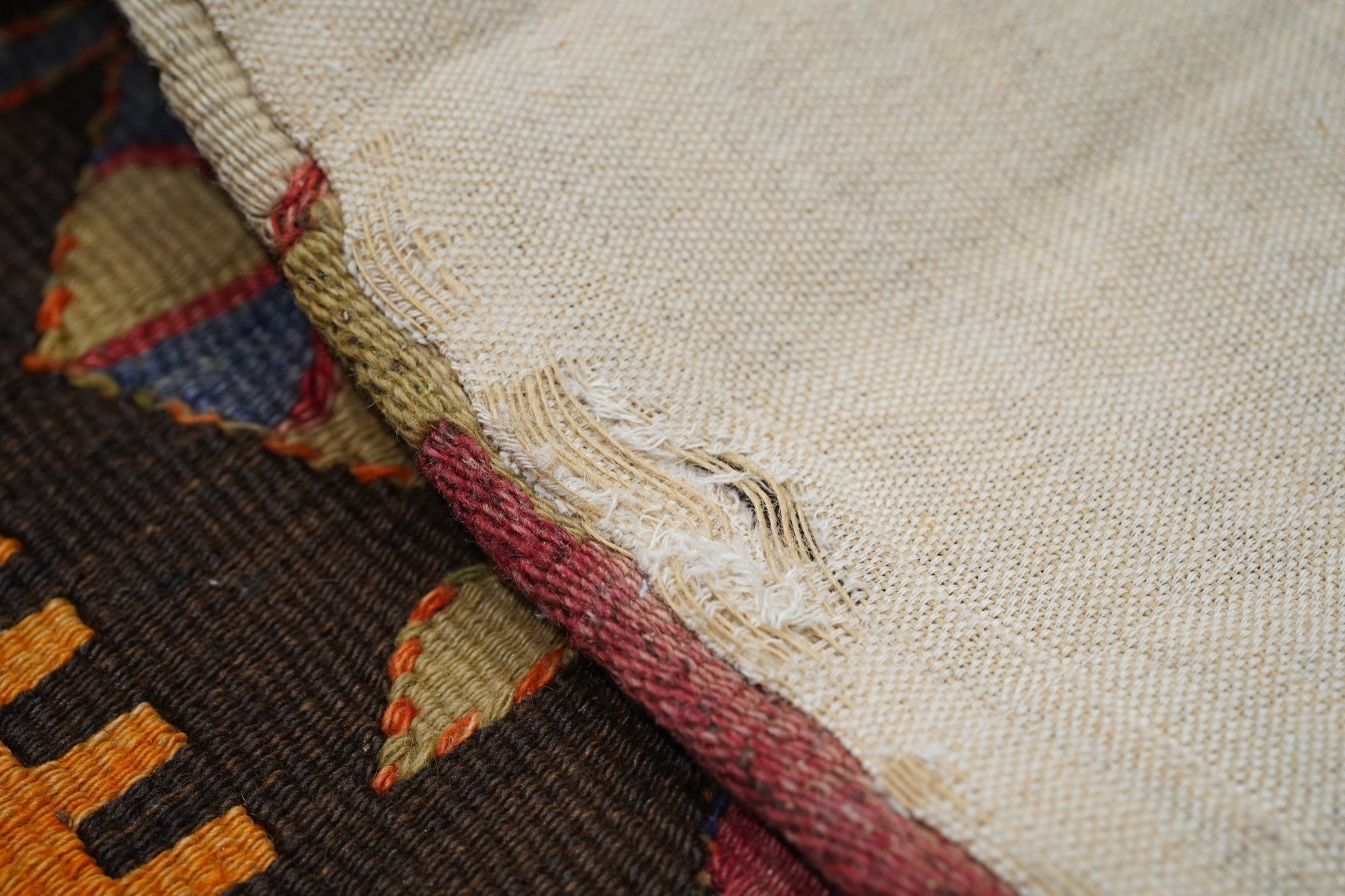 Vintage Kilim Rug 2'5" x 2'5"