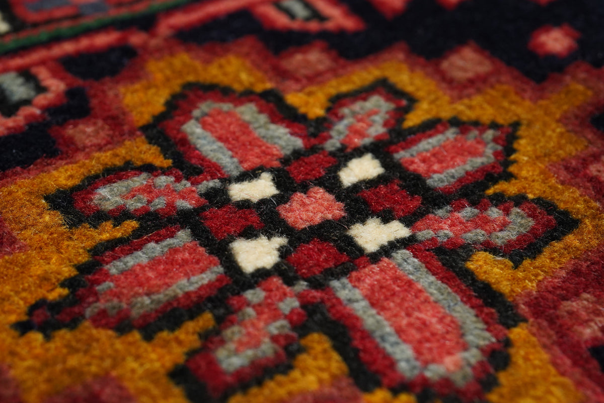 Vintage Heriz Rug 7'8'' x 11'0''