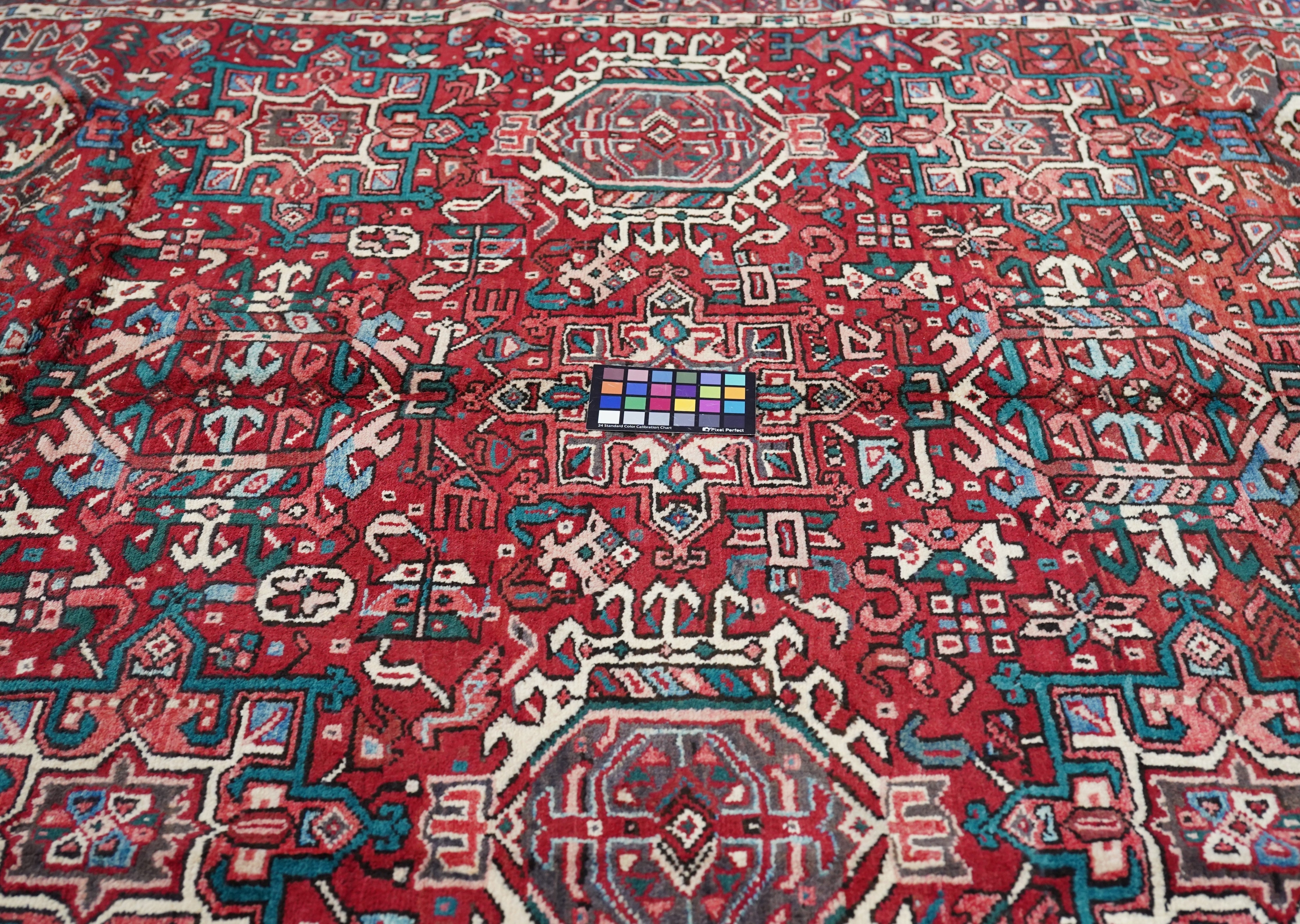 Fine Antique Heriz Rug 7'6'' x 11'3''