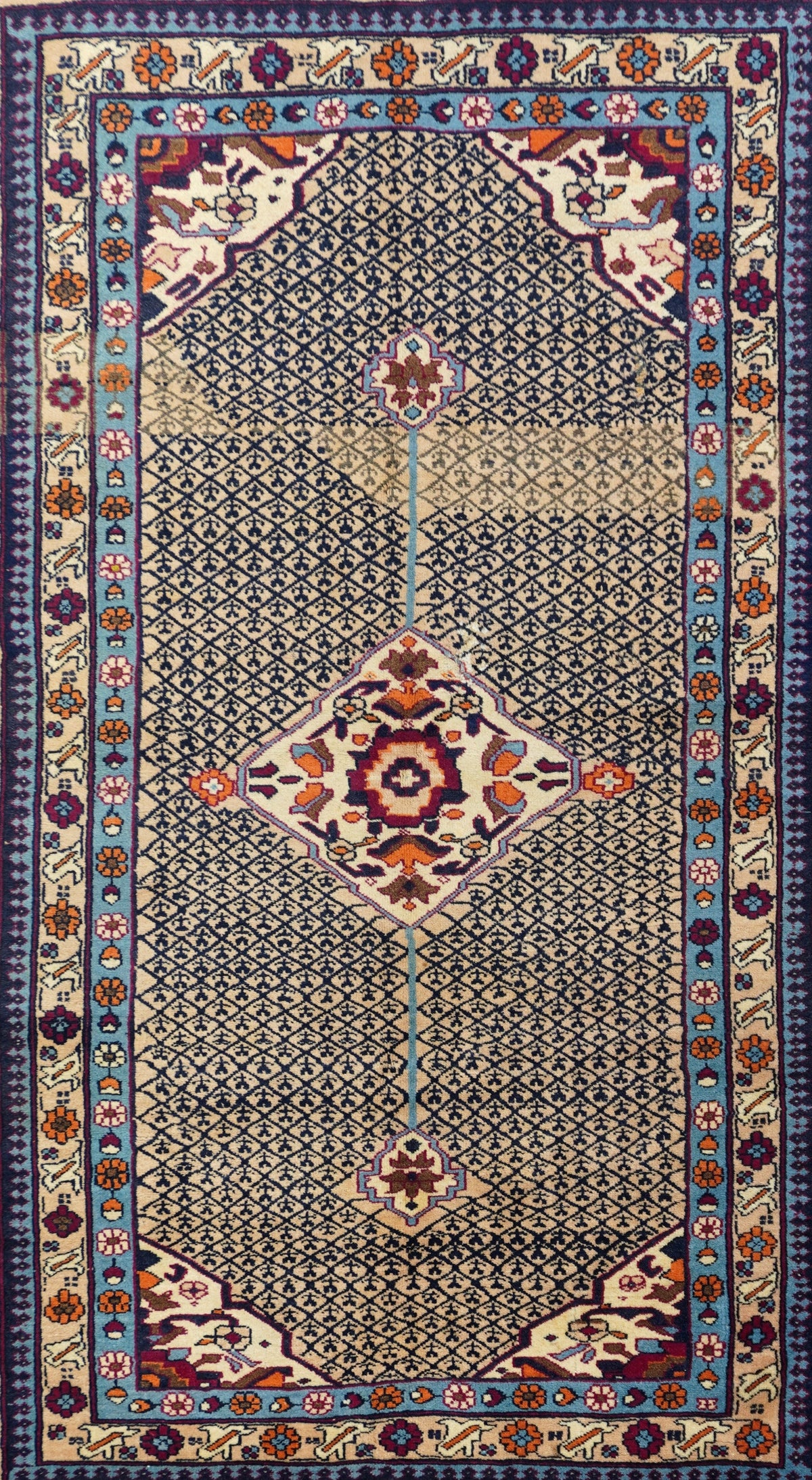 Antique Serab Rug 4'2'' x 7'0''