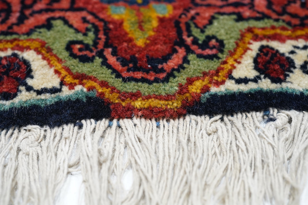 Vintage Sarouk (One of pair) Rug 4'4'' x 6'10''