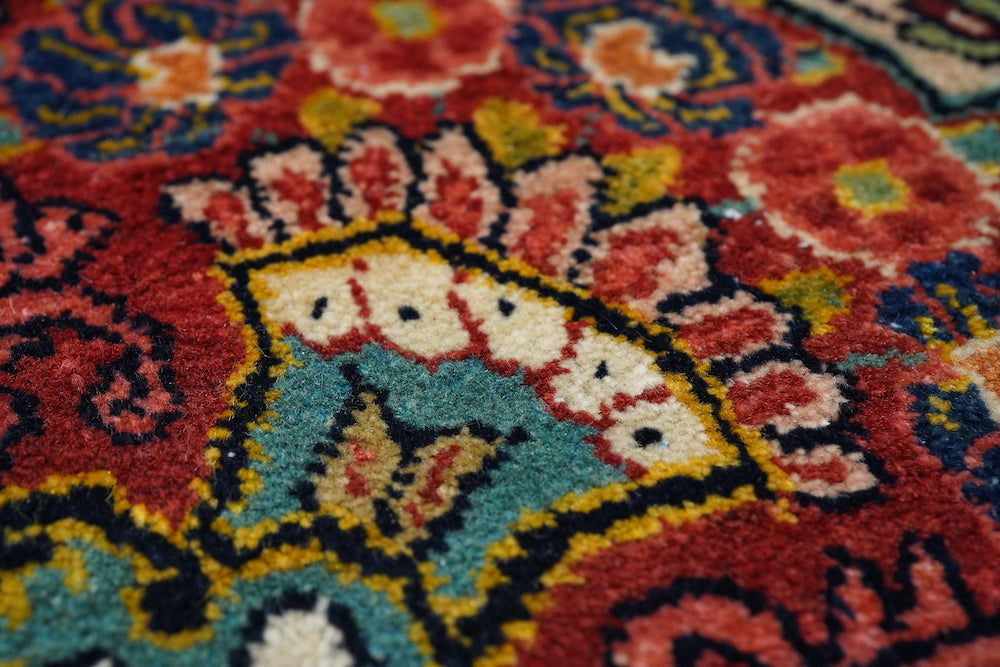 Vintage Sarouk (One of pair) Rug 4'4'' x 6'10''