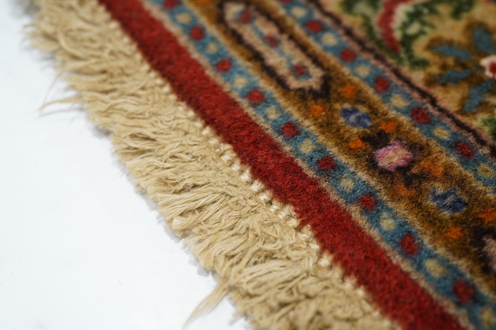 Fine Vintage Qum Rug 2'0" x 2'11''