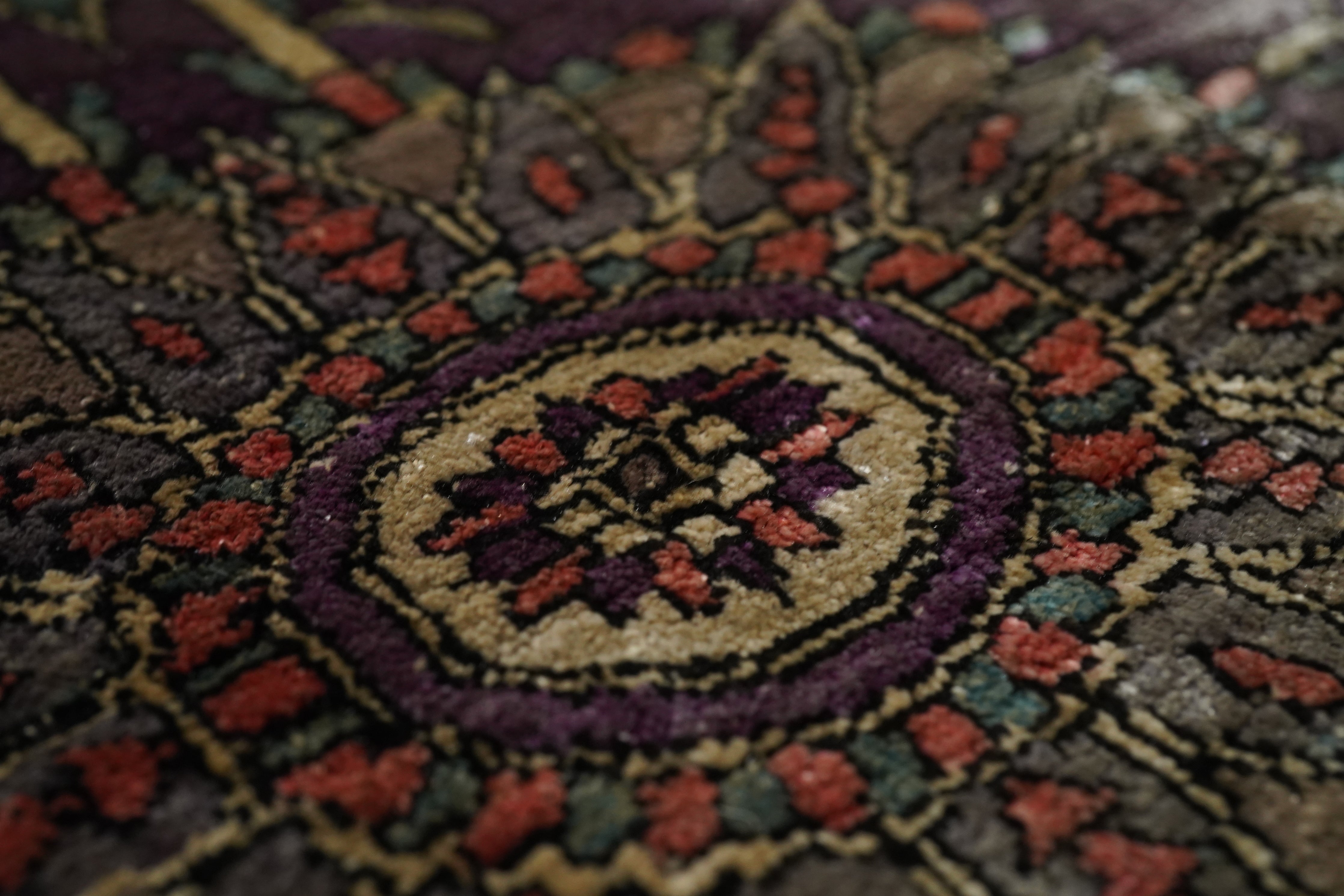 Antique Silk Mohtasham Rug 3'11'' x 6'2''