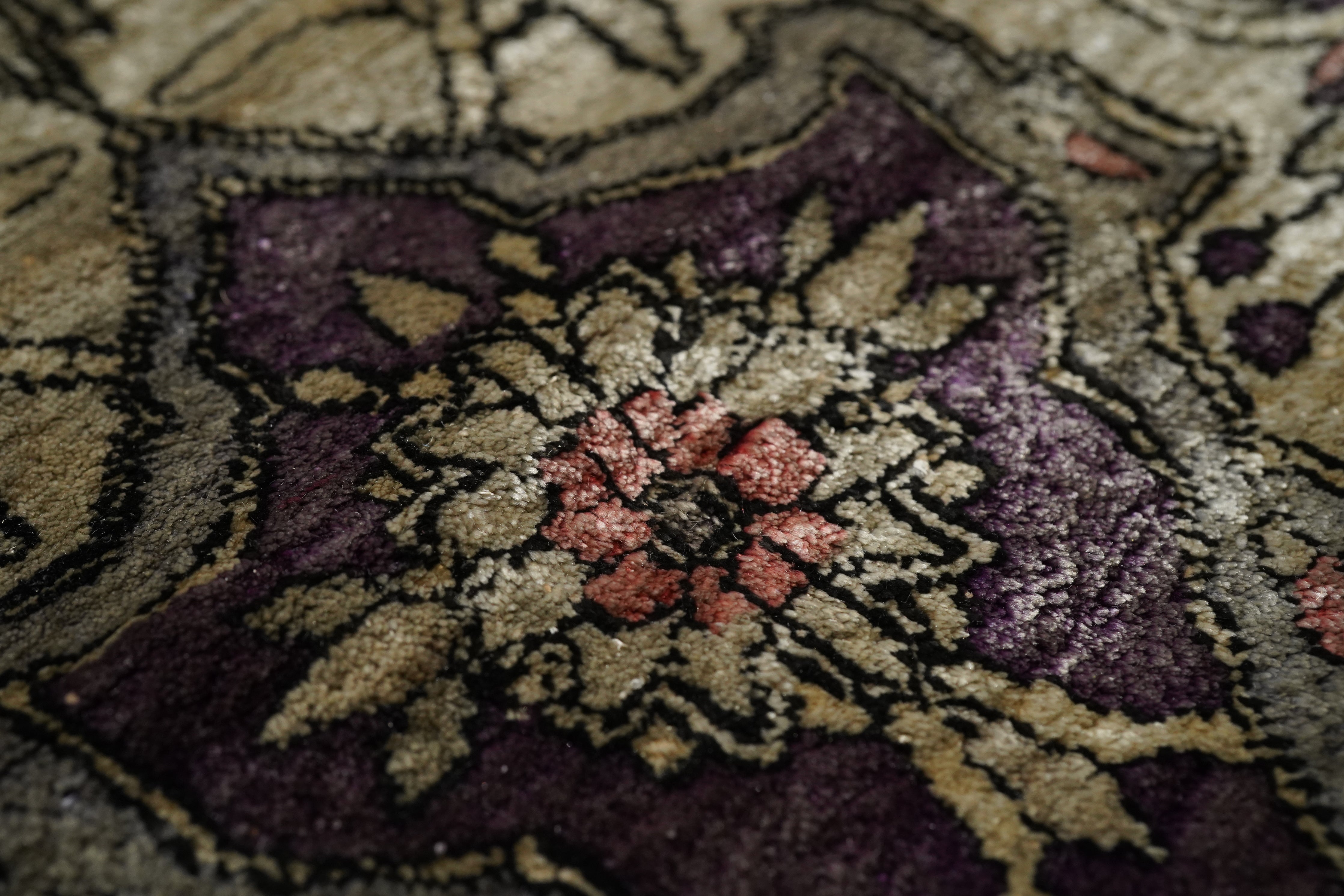 Antique Silk Mohtasham Rug 3'11'' x 6'2''