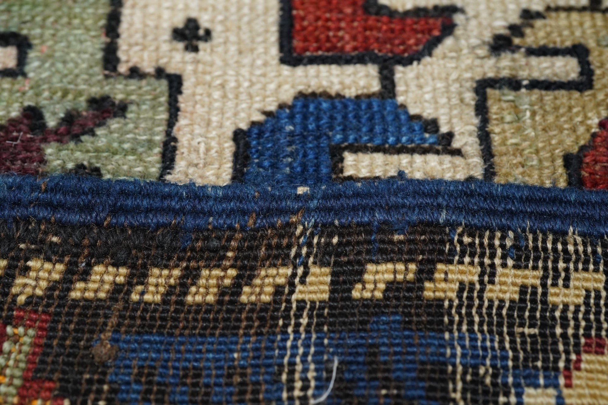 Antique Caucasian Shirvan Rug 3'4'' x 5'3''
