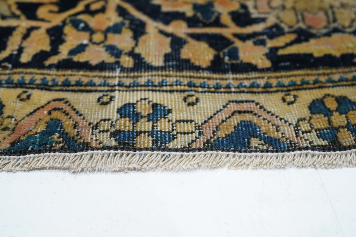 Antique Mohtasham Kashan Rug 4'2'' x 6'9''