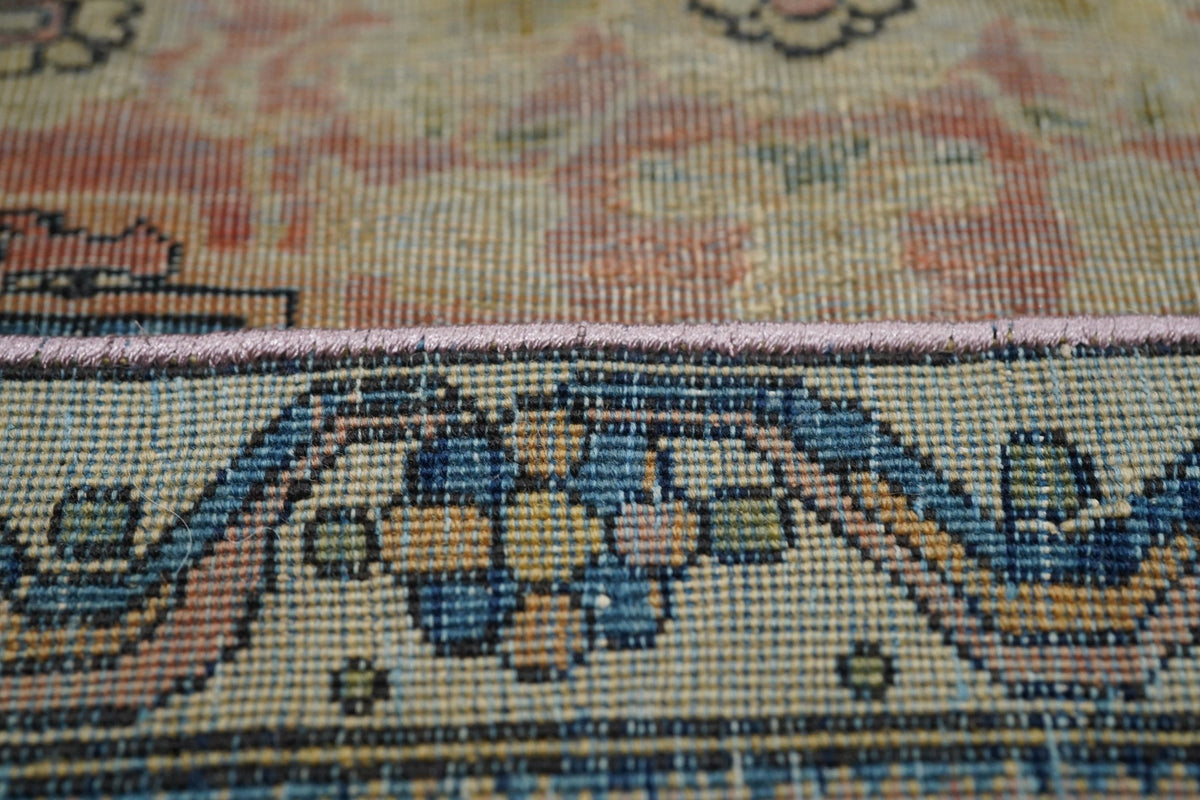 Antique Mohtasham Kashan Rug 4'2'' x 6'9''