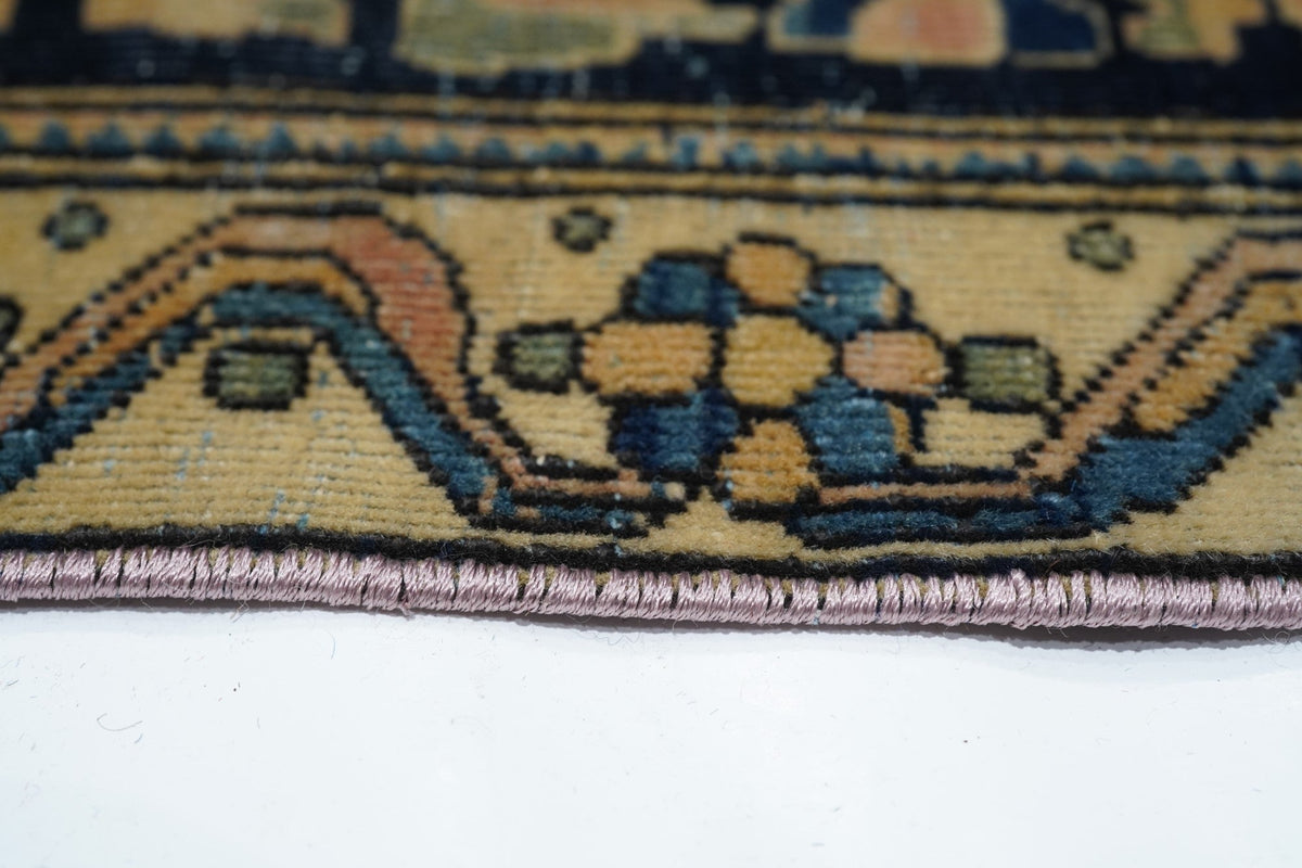 Antique Mohtasham Kashan Rug 4'2'' x 6'9''
