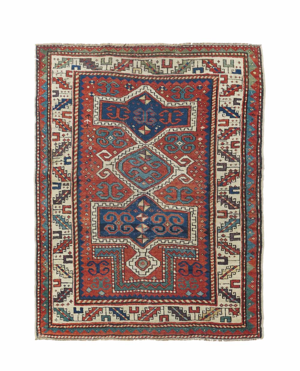 Antique Kazak Rug 3'1'' x 3'9''