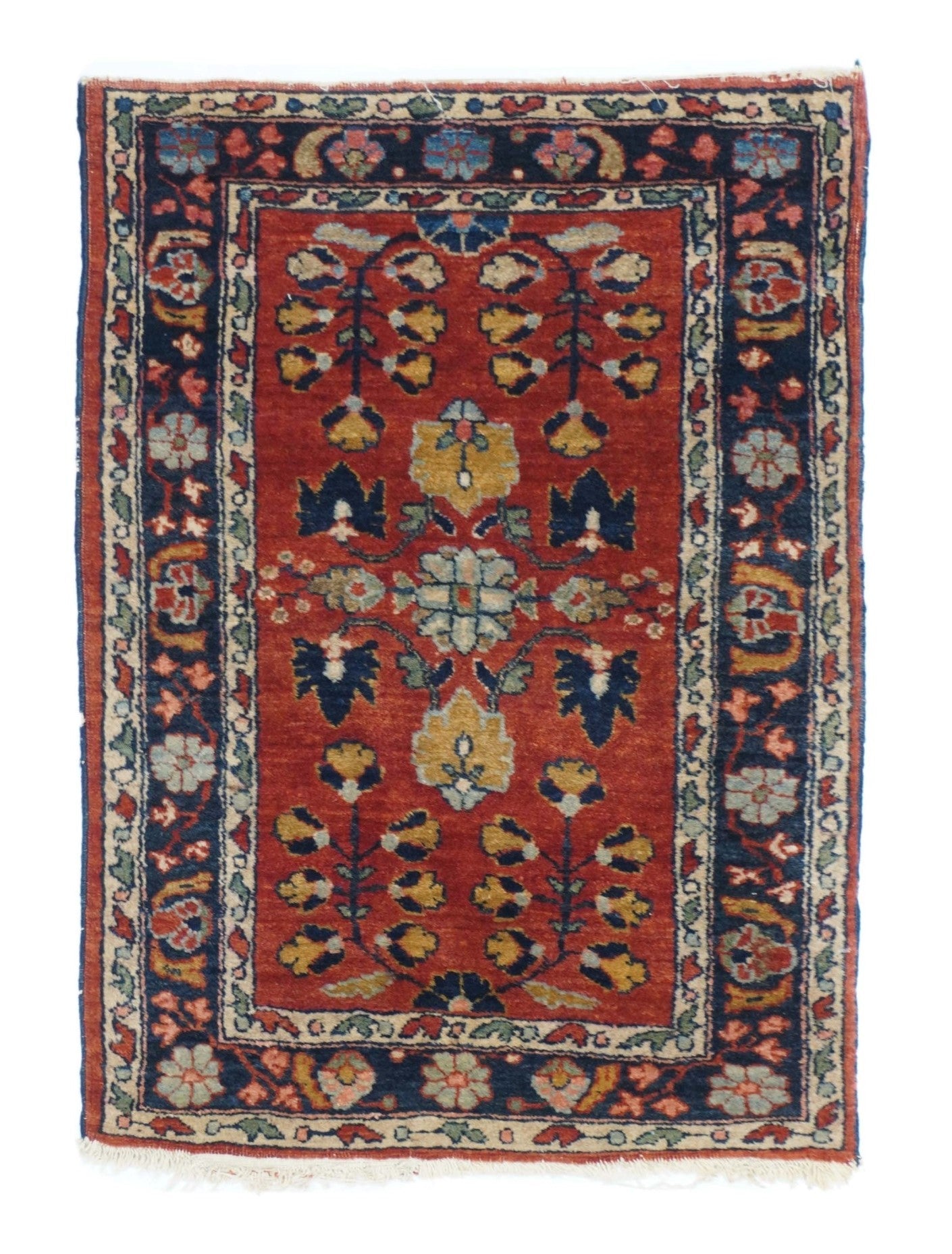 Antique Sarouk Rug 1'8'' x 2'6''