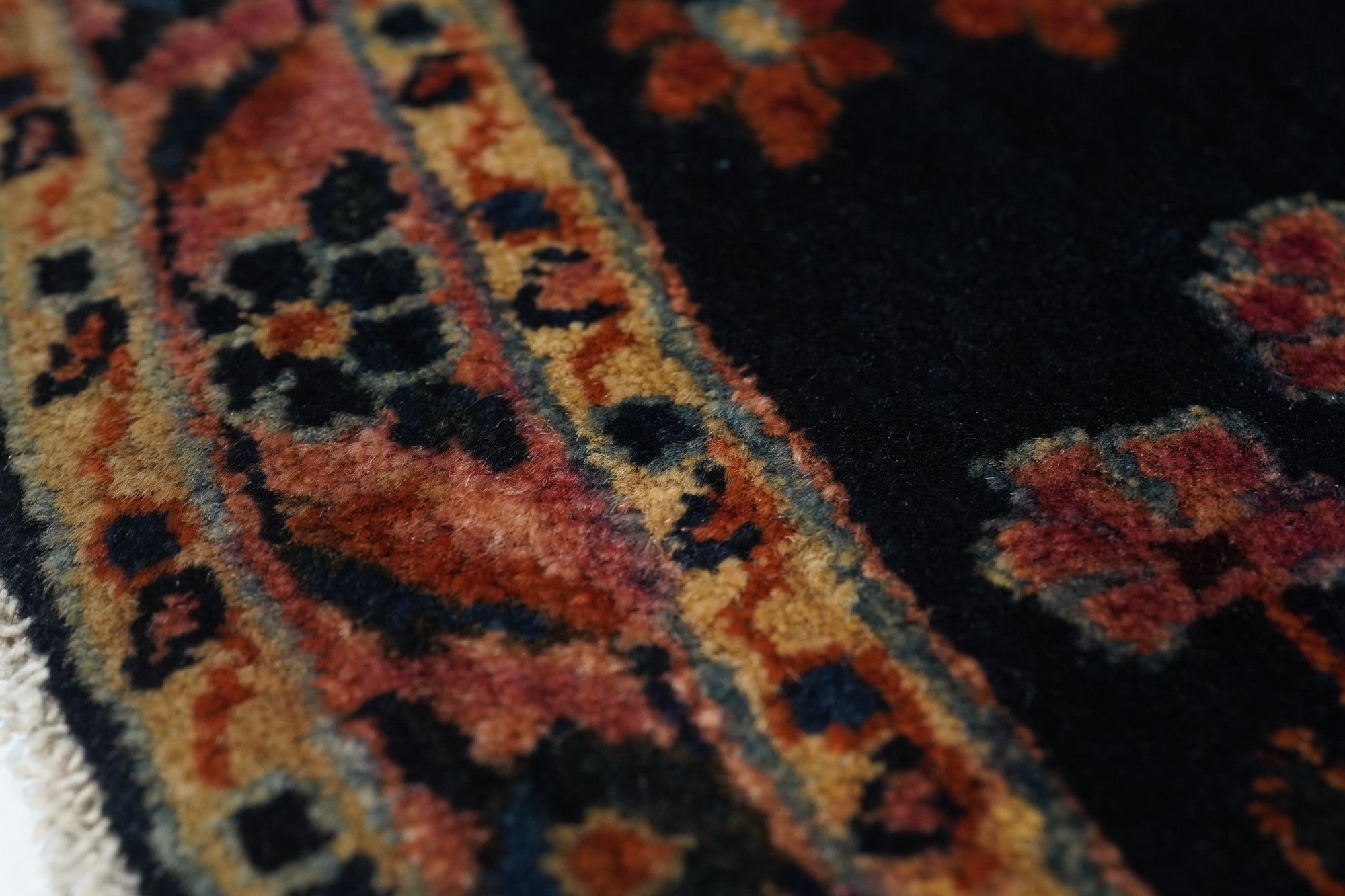 Antique Sarouk Rug 1'11'' x 2'6''