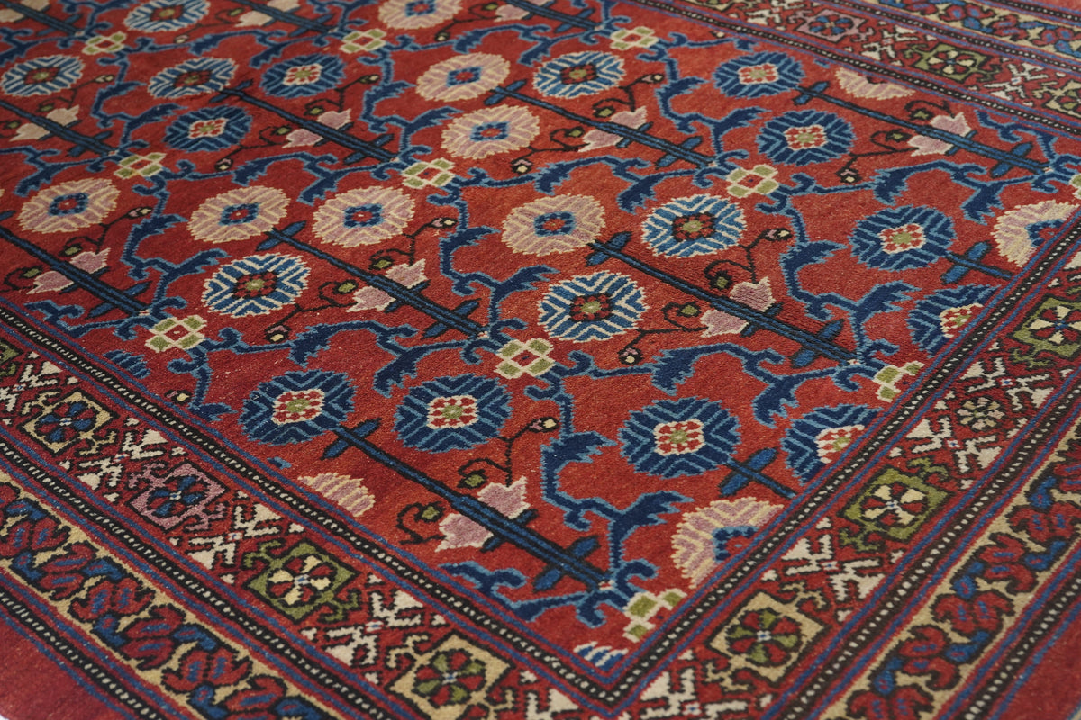 Vintage Khotan Samarkand Rug 4'4'' x 7'4''