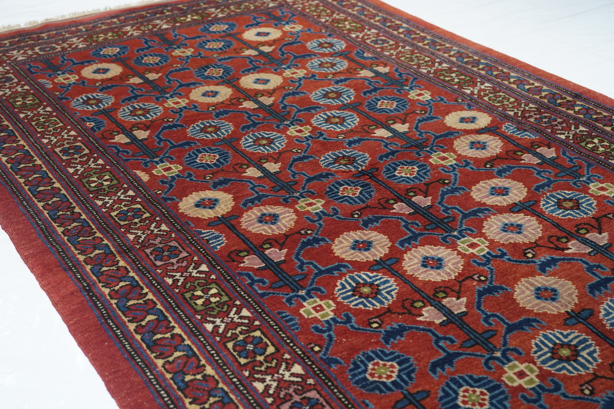 Vintage Khotan Samarkand Rug 4'4'' x 7'4''