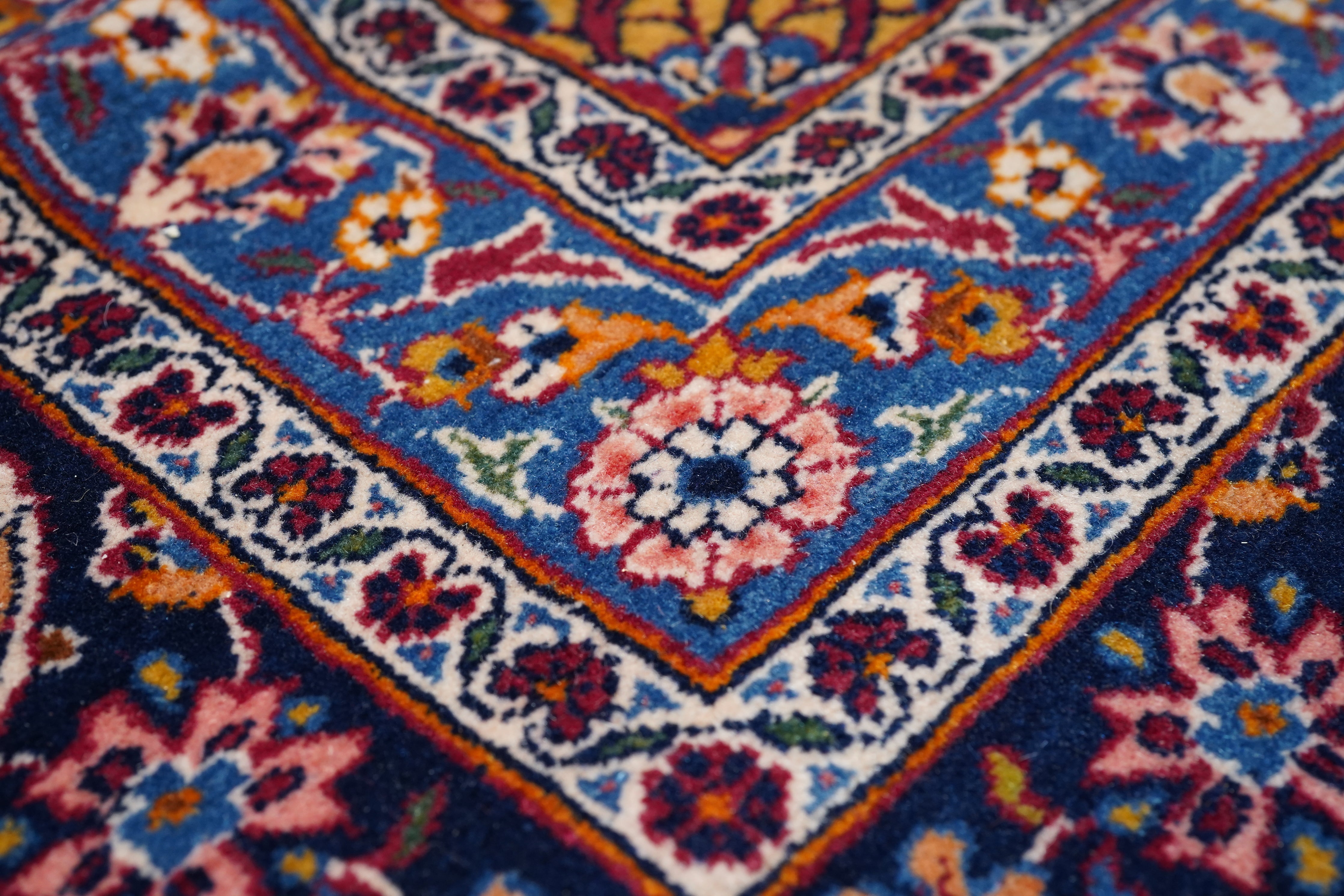 Vintage Kashan Rug 10'4'' x 14'0"